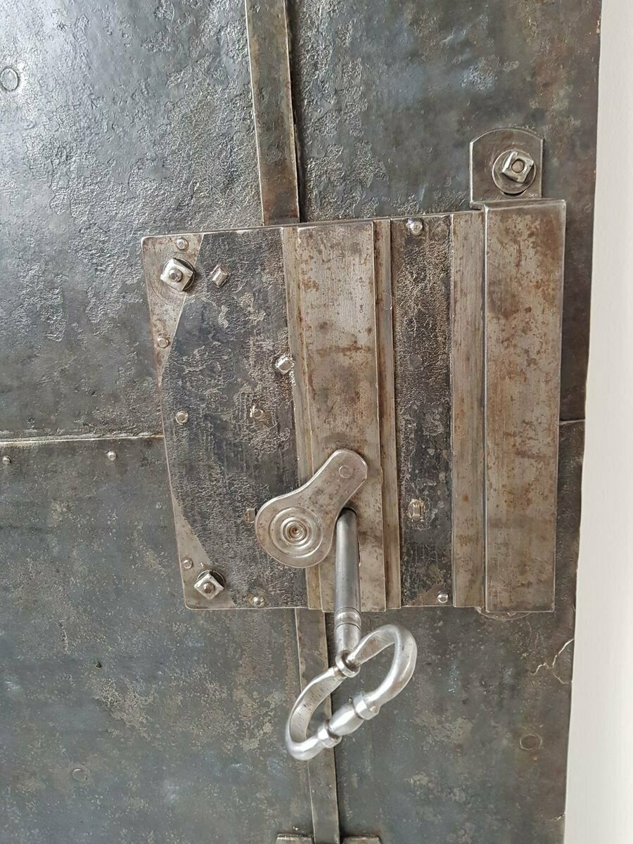 Antique  Iron Plated Door, 18th Century, Bohemia photo buy