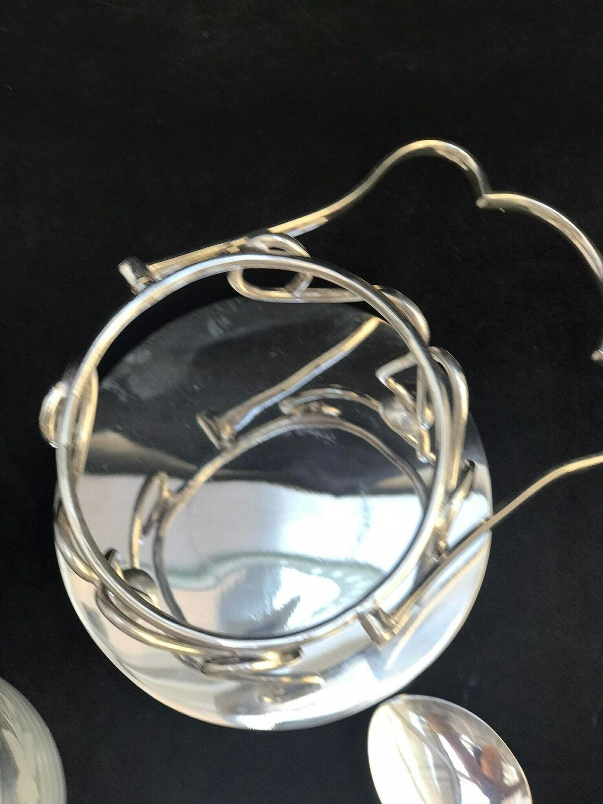 Condiment Jar Mustard Jar Jam Jar Mustard Pot Jelly Honey With Spoon Server British Crystal Bowl Breakfast Table Christmas Wedding Gift photo Home Decor