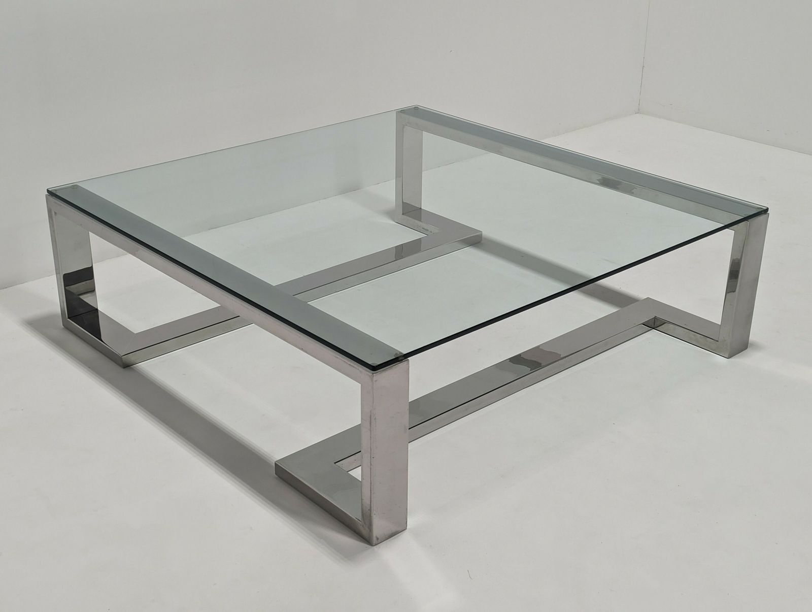 Decorus Arissa Chrome Coffee Cocktail Table