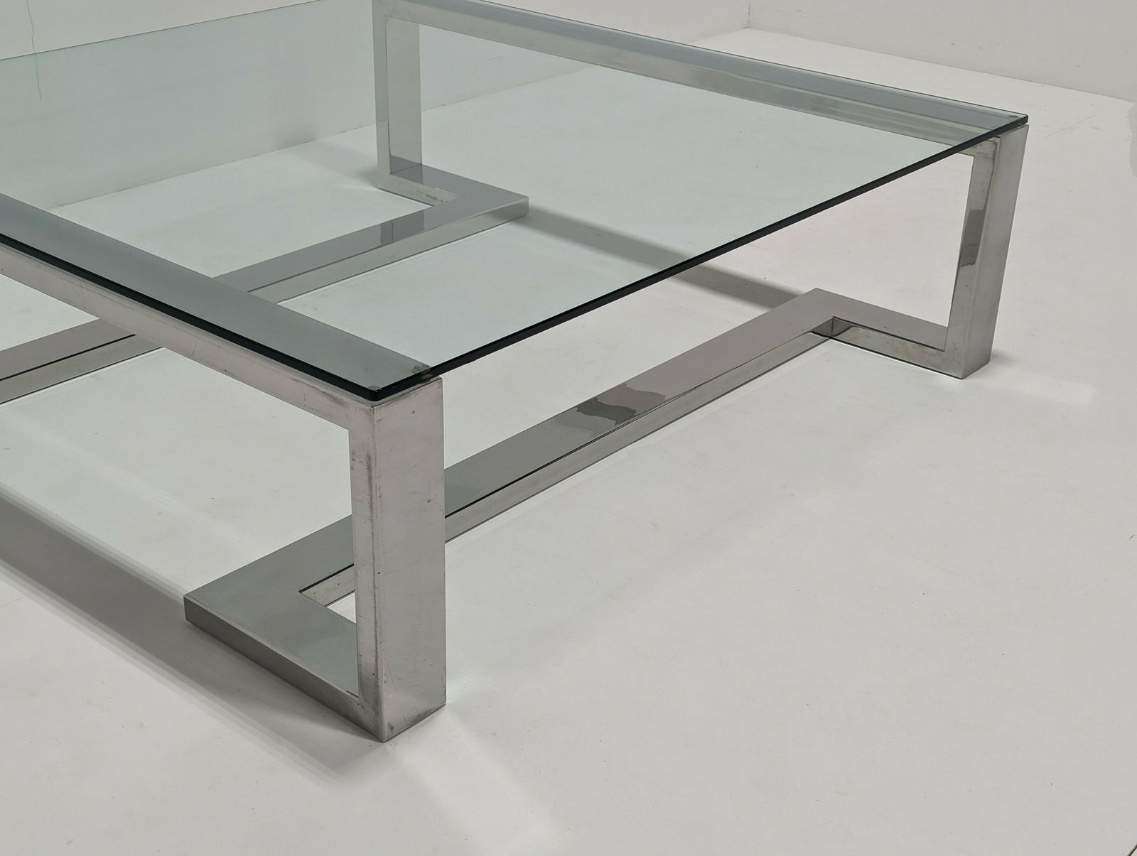 Decorus Arissa Chrome Coffee Cocktail Table photo buy