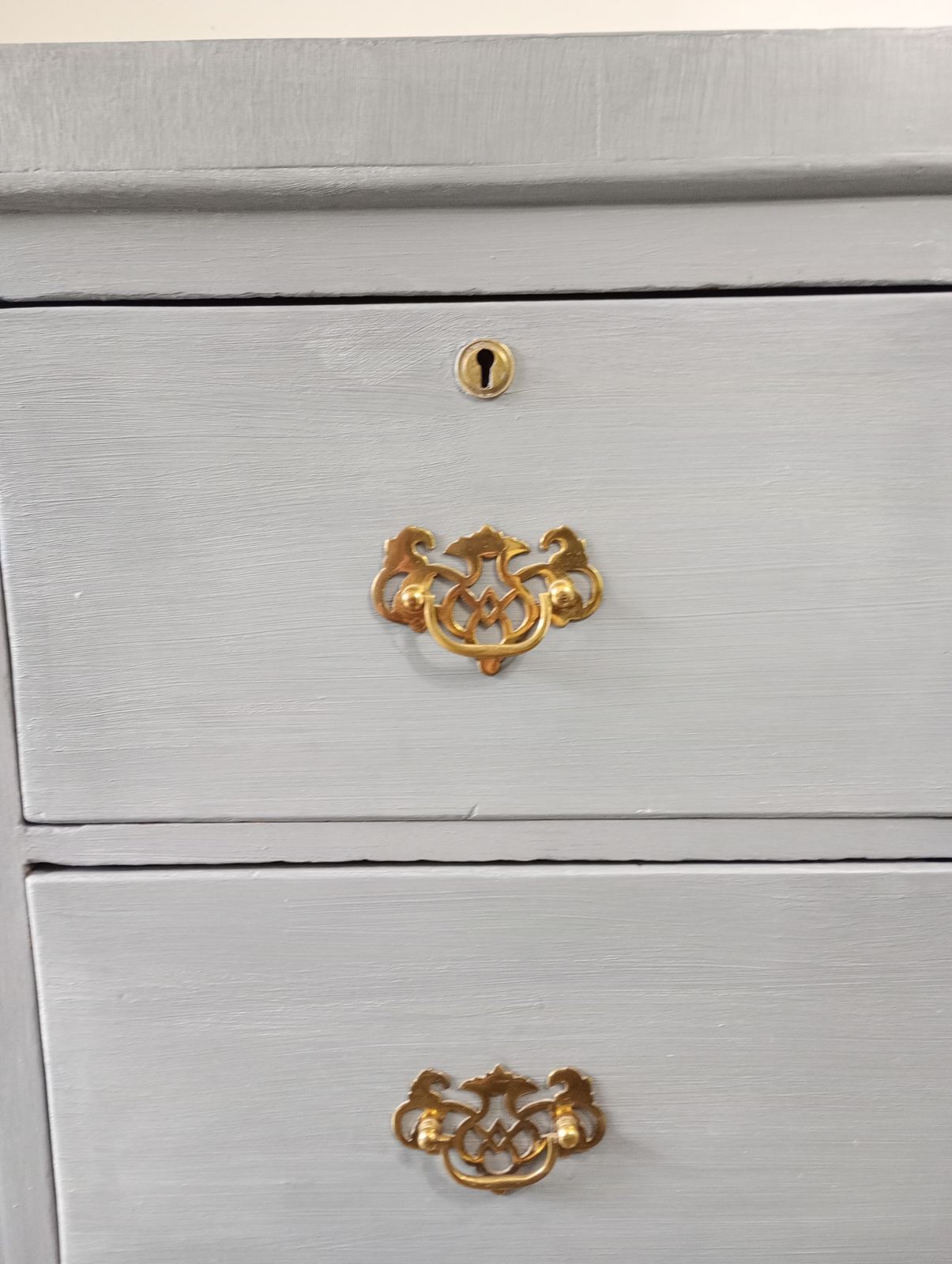 photo furniture Victorian Chest Of Drawers, Painted Gustavian Grey