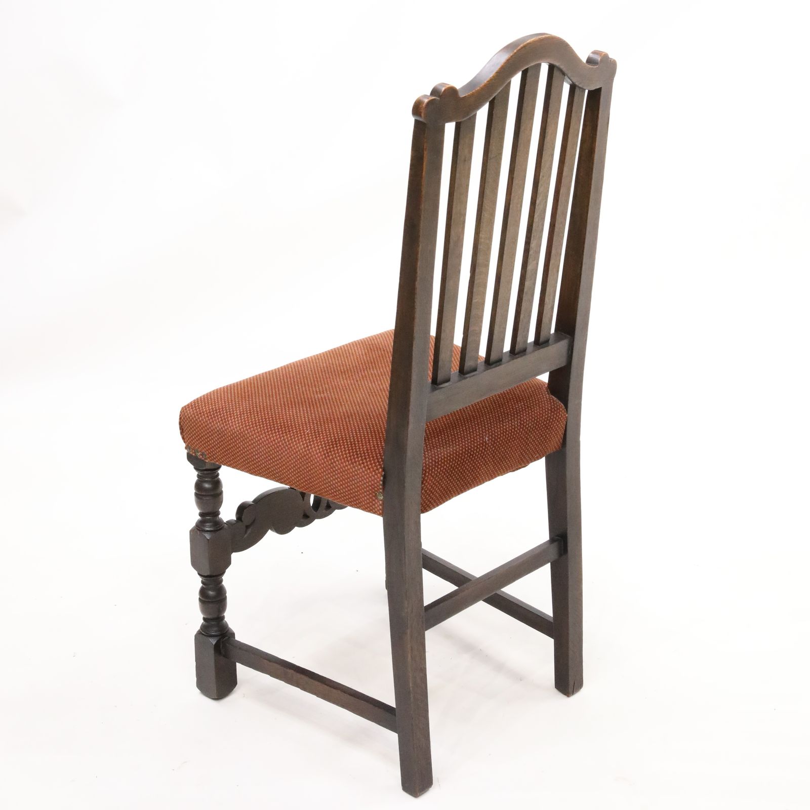 Vintage Oak Hall/Study/Bedroom Chair Highly Carved Stretcher Free Uk Delivery photo for sale