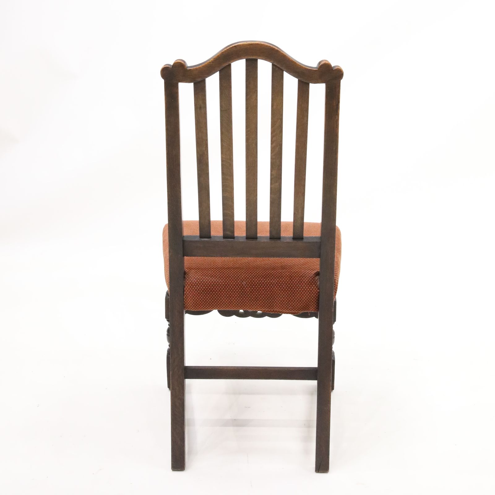 Vintage Oak Hall/Study/Bedroom Chair Highly Carved Stretcher Free Uk Delivery photo vinterior