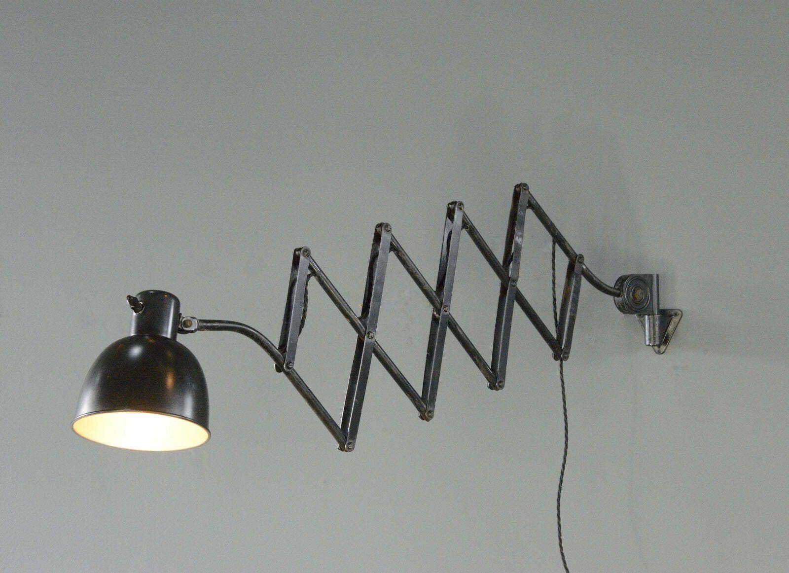 Hala Scissor Lamp Circa 1930s, Vintage photo furniture