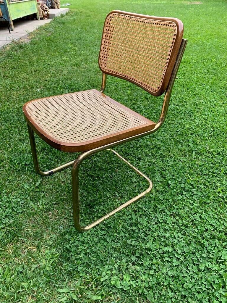 Mid Century Modern Italian Marcel Breuer B32 Cesca Chair, 70s photo Furniture