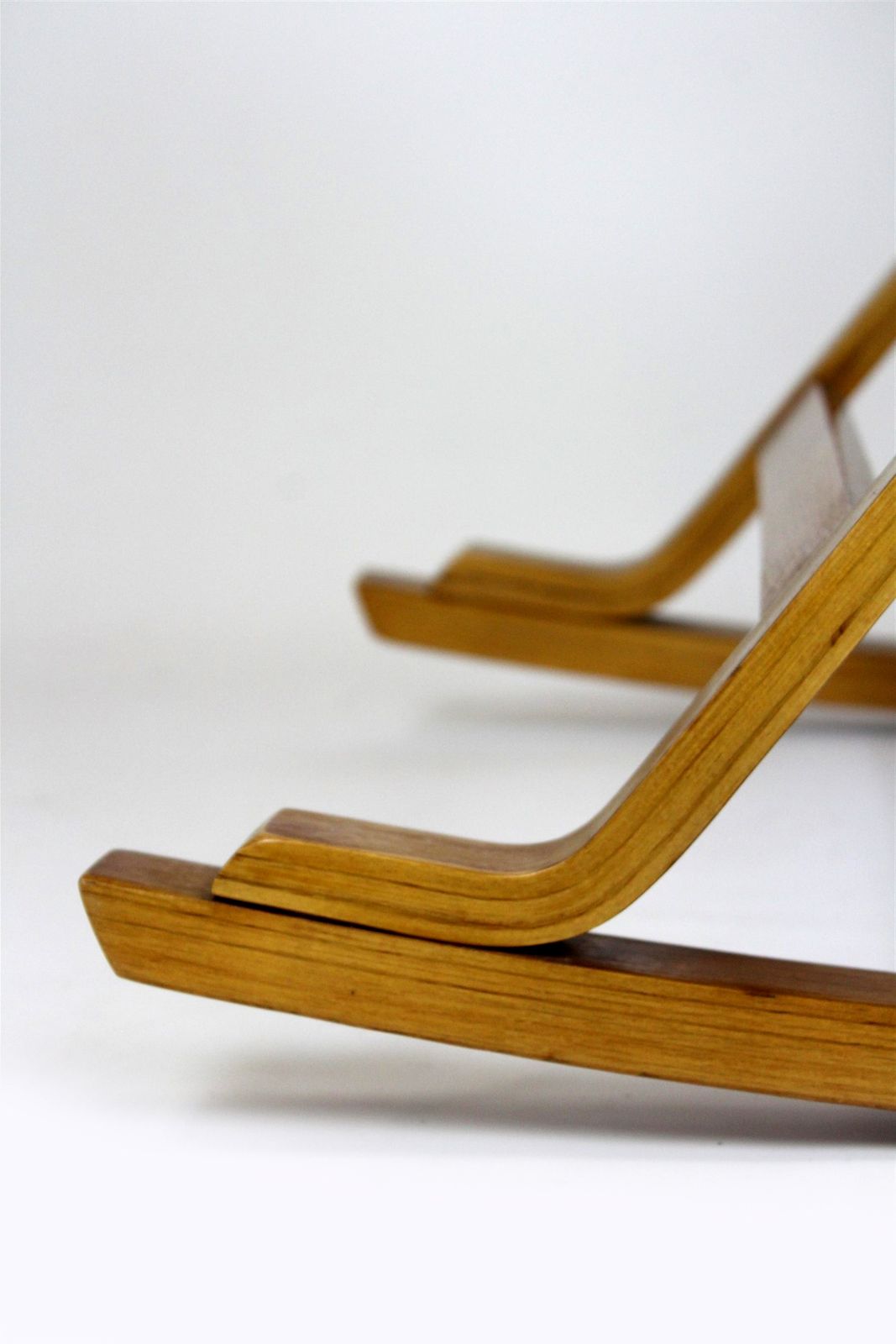 Restored Mid Century Plywood Rocking Chair By Ludvik Volak For Drevopodnik Holesov, 1960s photo vinterior