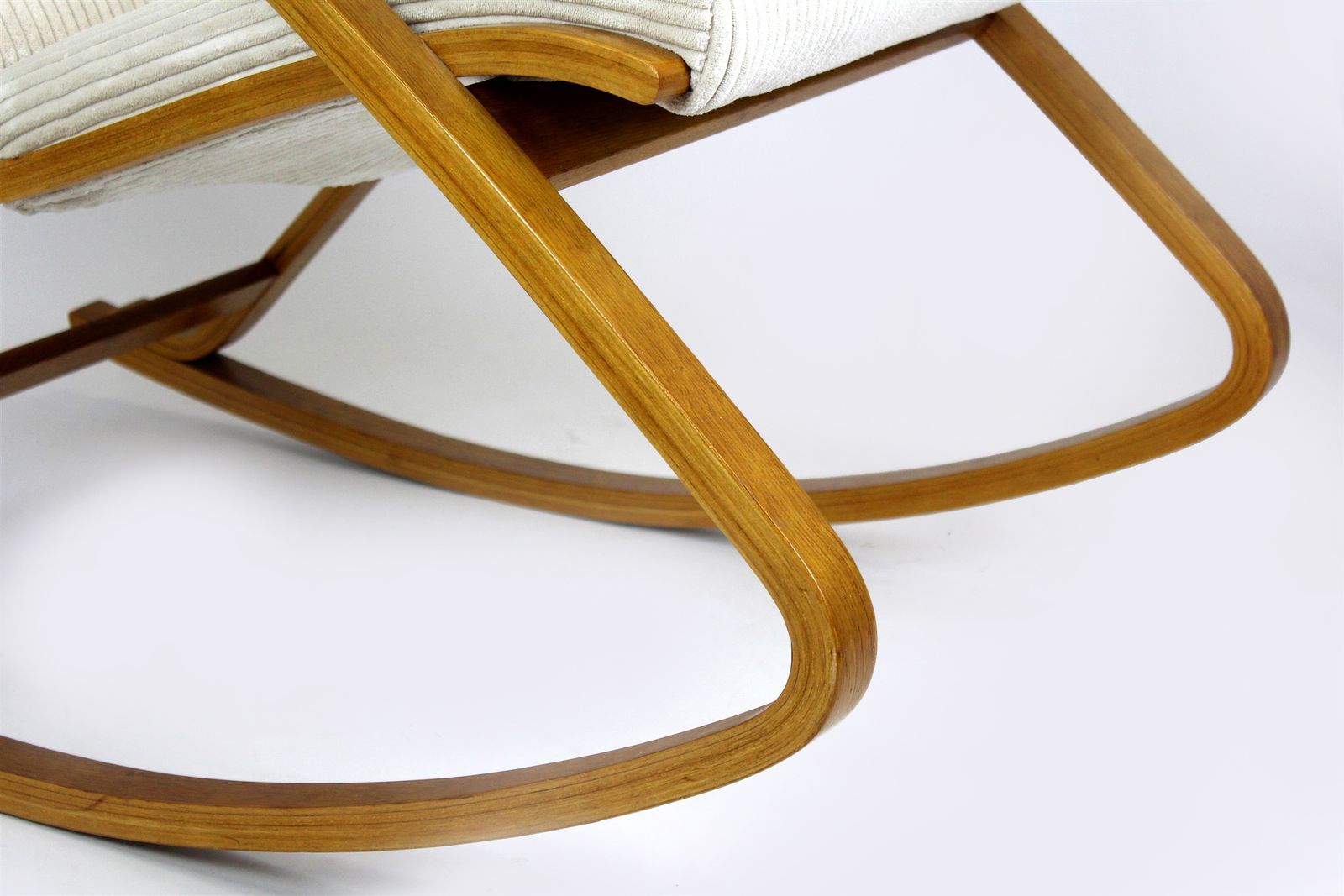 photo for sale Restored Mid Century Plywood Rocking Chair By Ludvik Volak For Drevopodnik Holesov, 1960s