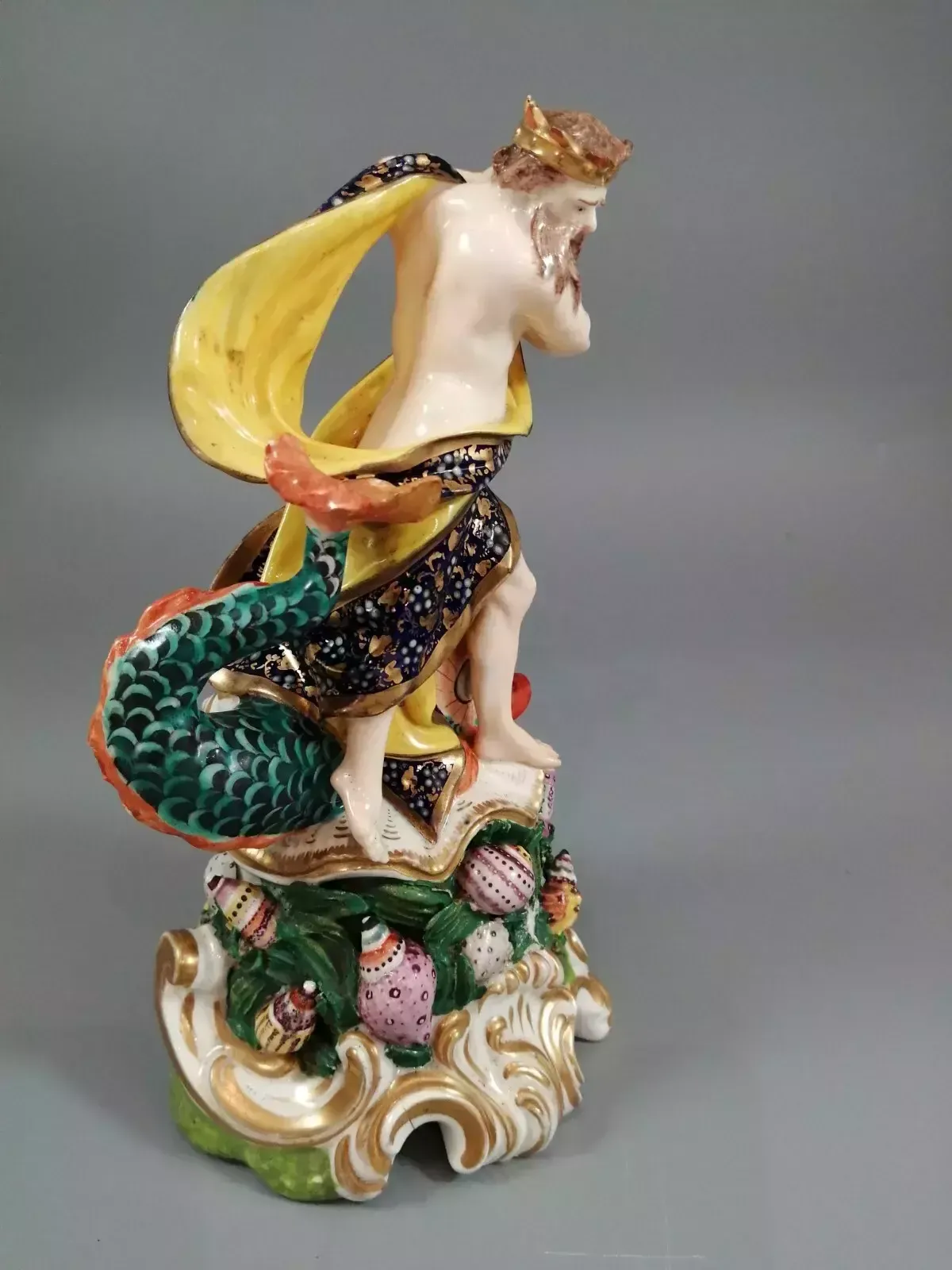 Derby Porcelain Figure Of Neptune,Bloor Period ,C.1830 photo buy