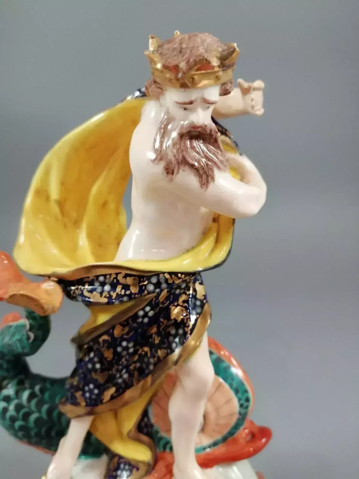 photo furniture Derby Porcelain Figure Of Neptune,Bloor Period ,C.1830