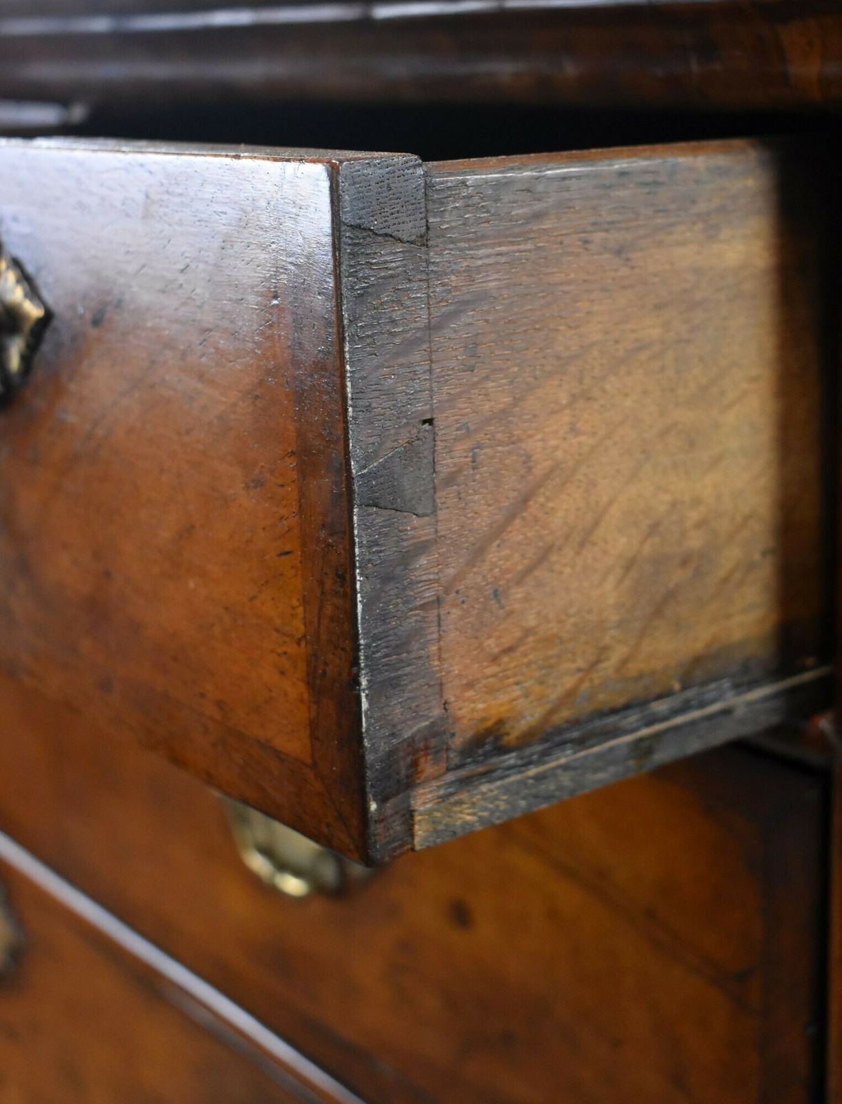 photo for sale George II Burr Walnut Chest On Stand