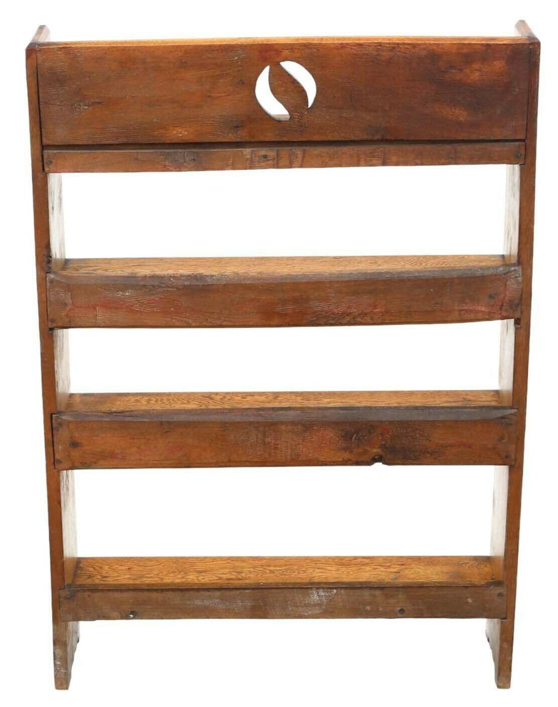 Antique Victorian Gothic Oak Bookcase Display Cabinet   High Quality 19th Century Piece photo Furniture