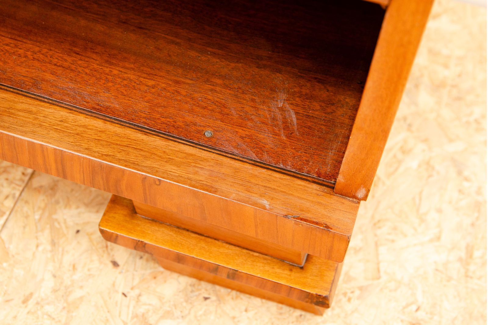 628.0 Elegant Fully Renovated Art Deco Night Stand, 1930s, Bohemia photo