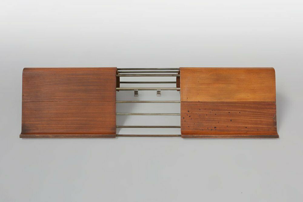 1215.0 Mid Century Coatrack In Bent Plywood Attributed To De Coene, Belgium, 1960s photo
