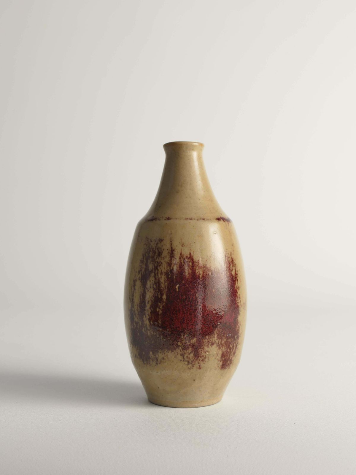 Unique Oxblood Glazed Stoneware Pieces, By Henning Nilsson, Set Of 3 photo Home Decor