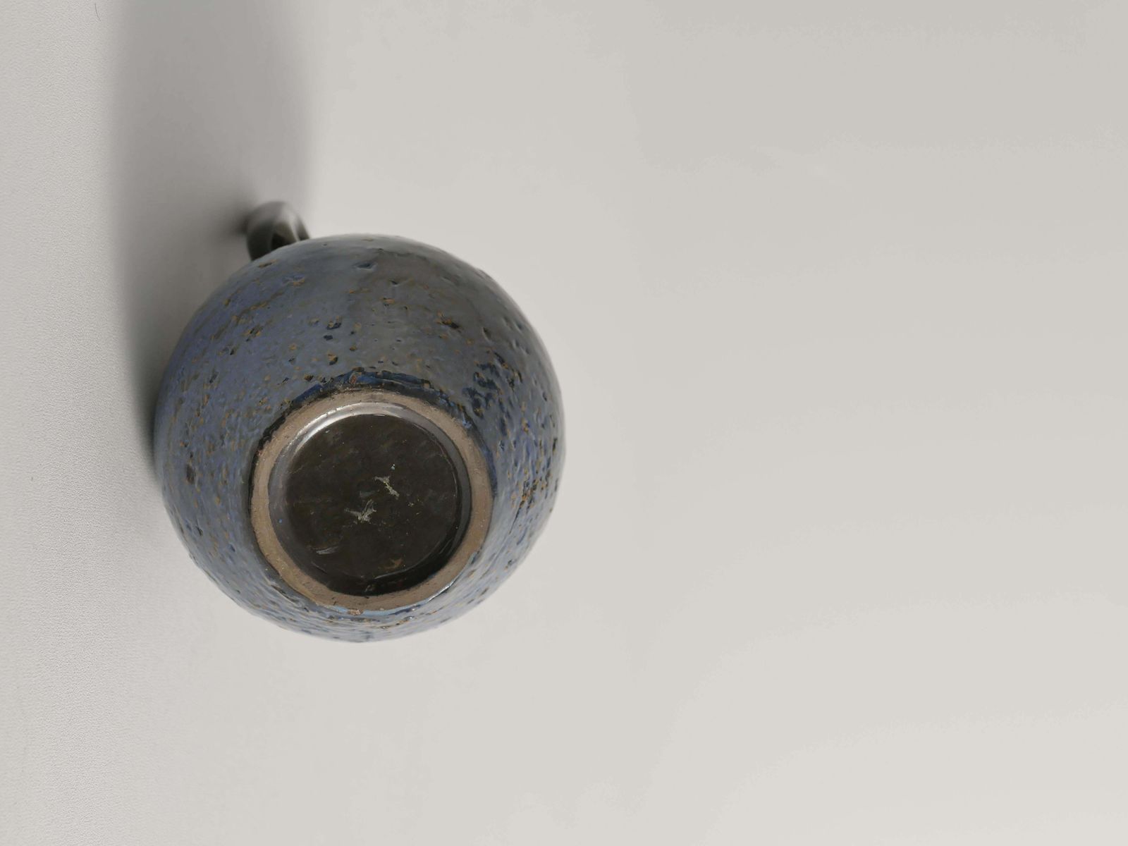 Home Decor Scandinavian Modern Blue Ceramic Vase, Ingrid Atterberg For Upsala Ekeby, 1960s photo