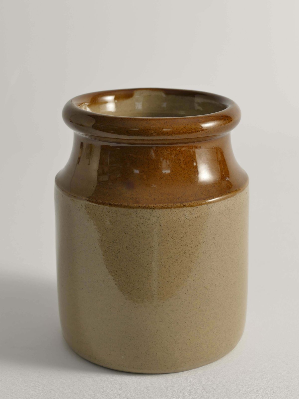 English Farmhouse Stoneware Jar By Moira, England, Late 20th Century photo furniture