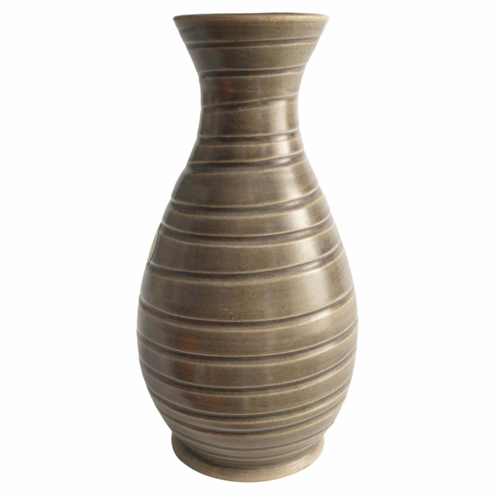 Scandinavian Modern Stoneware Vase Attributed To Ewald Dahlskog For Bo Fajans