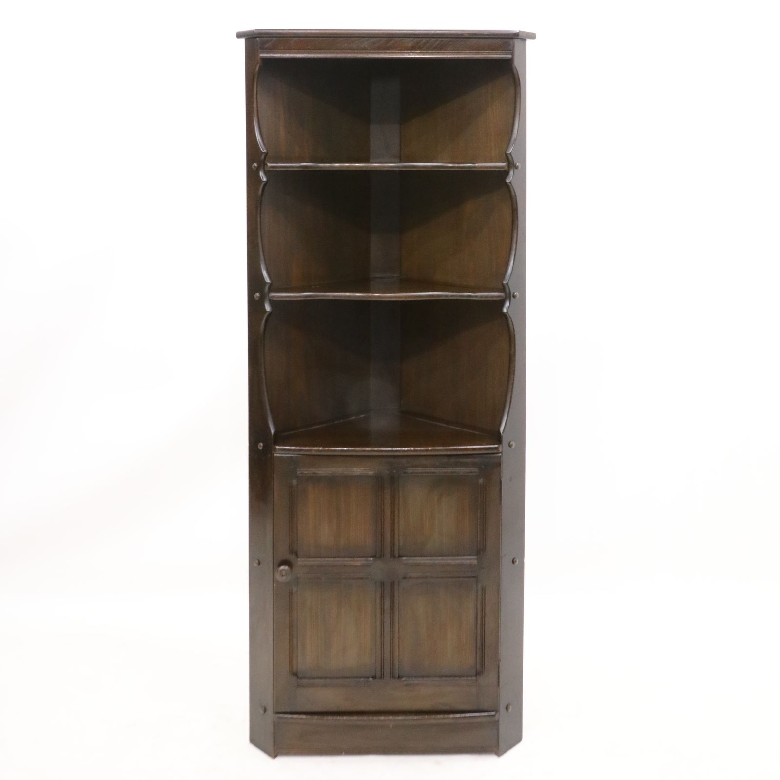 Genuine Ercol Mural Corner Cabinet With Shelves Free Uk Delivery photo furniture