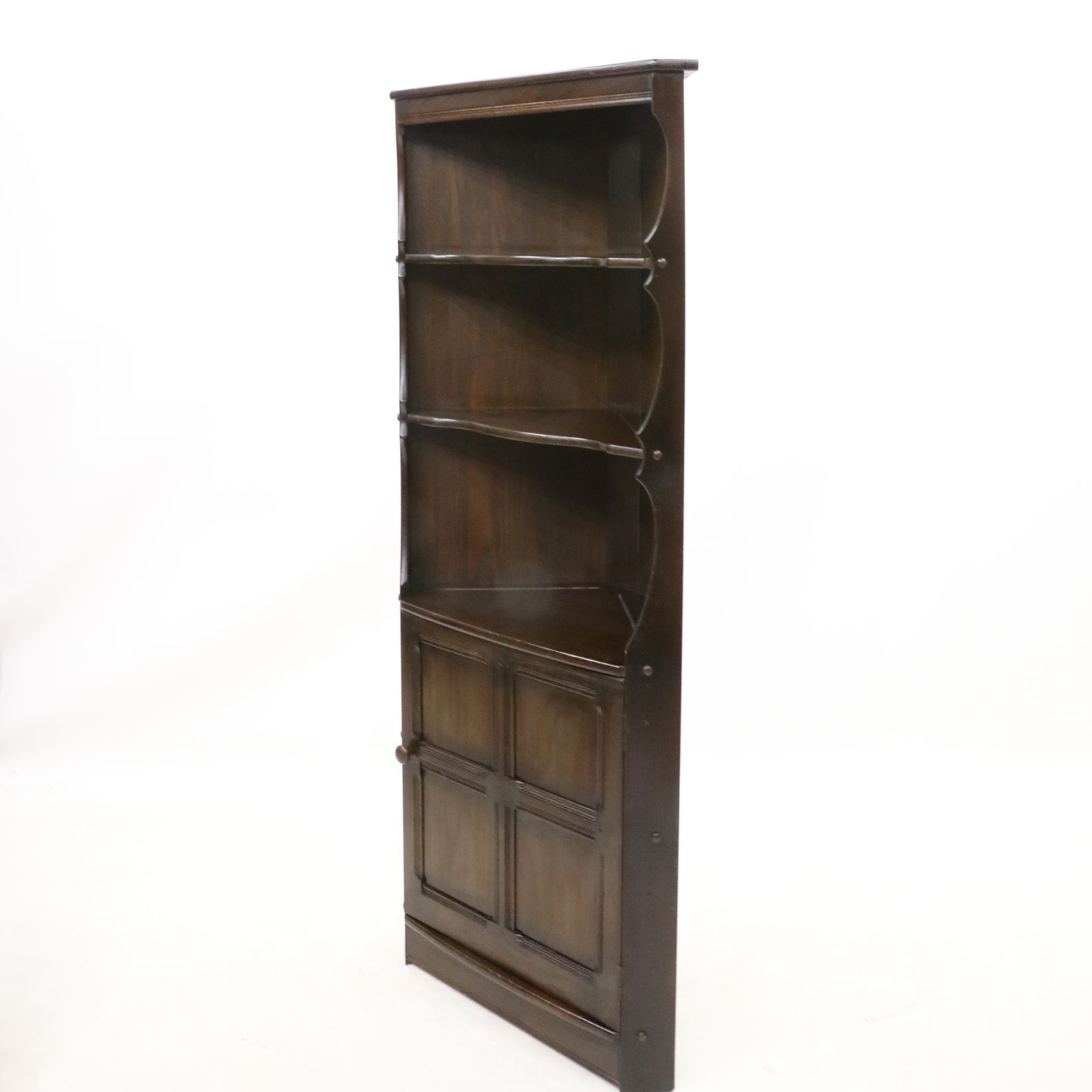 Genuine Ercol Mural Corner Cabinet With Shelves Free Uk Delivery photo for sale