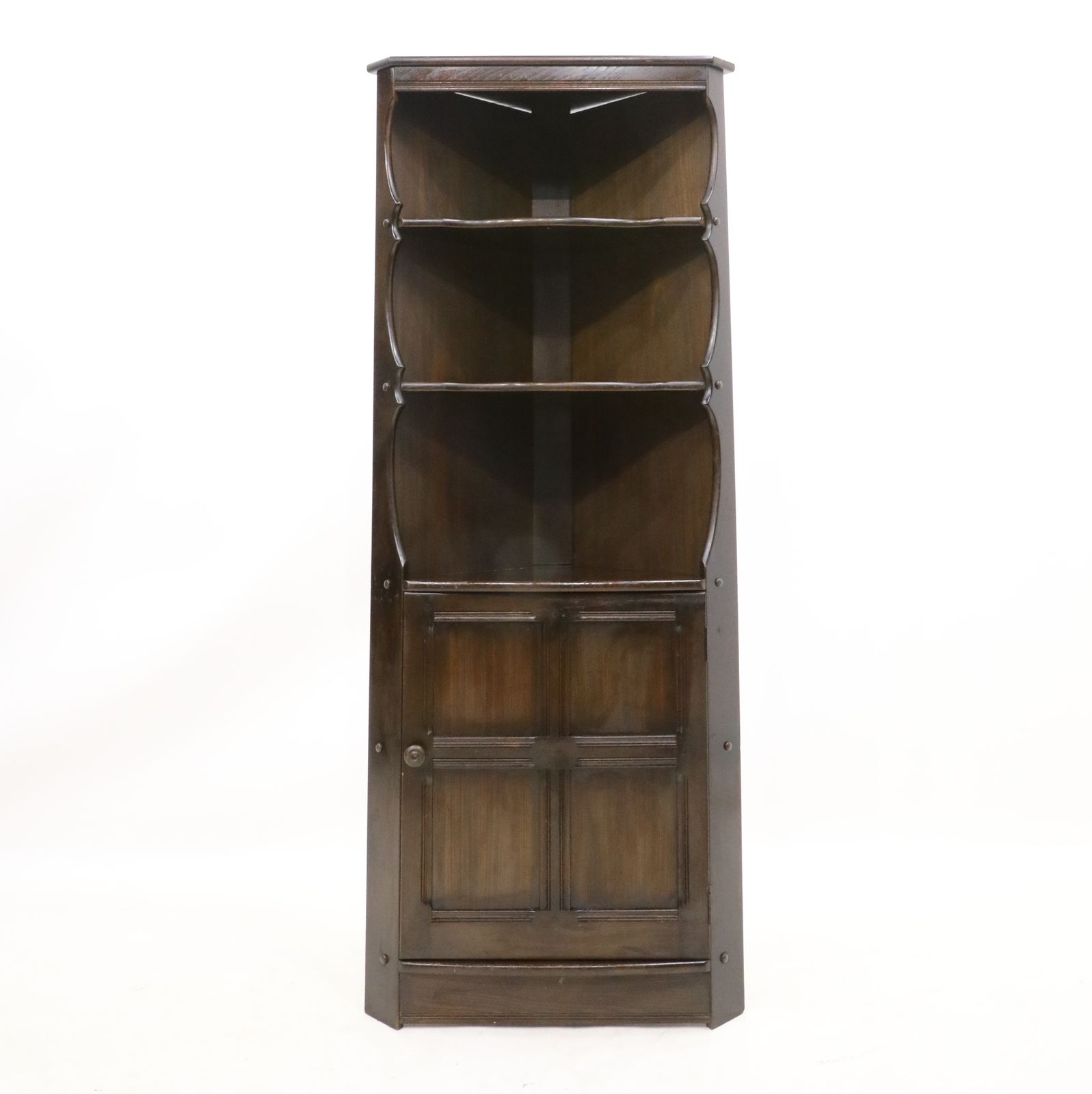 Furniture Genuine Ercol Mural Corner Cabinet With Shelves Free Uk Delivery photo
