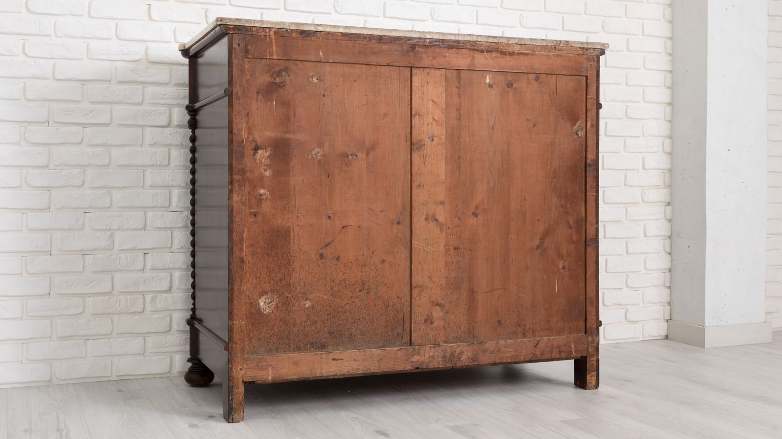 19th Century Walnut Chest Of Drawers photo vintage