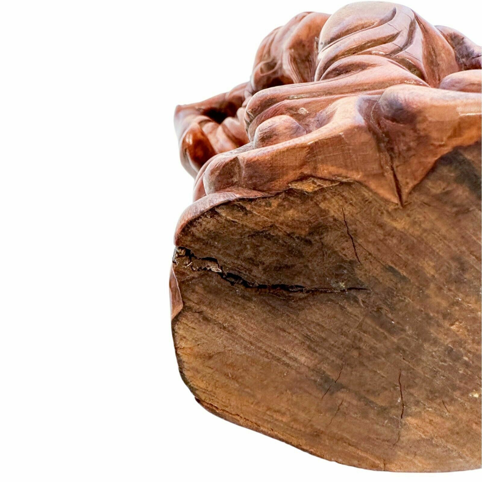 Antique Chinese Boxwood Root Carved Figurine Of Daoist Immortal Li Tai Guai photo vintage