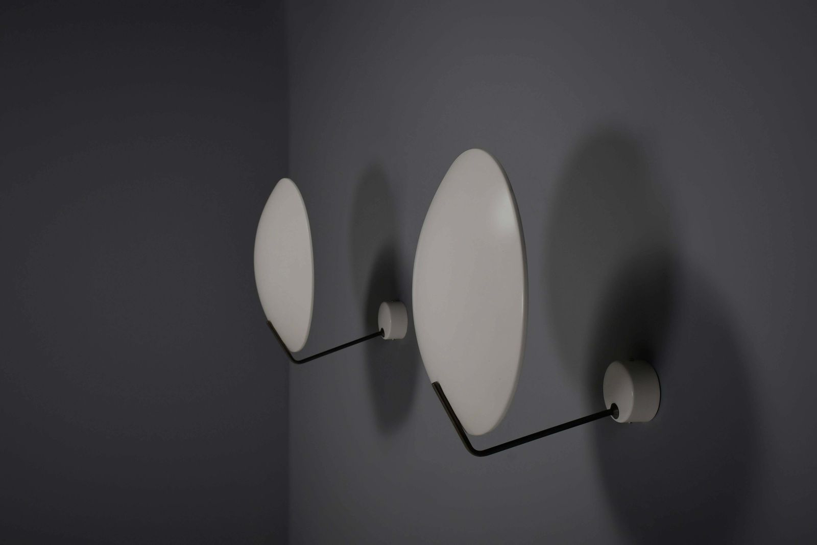 Set Of Two Metal Stilnovo Mod. 232 Sconces Designed By Bruno Gatta, Italy 1962 photo 4812.0
