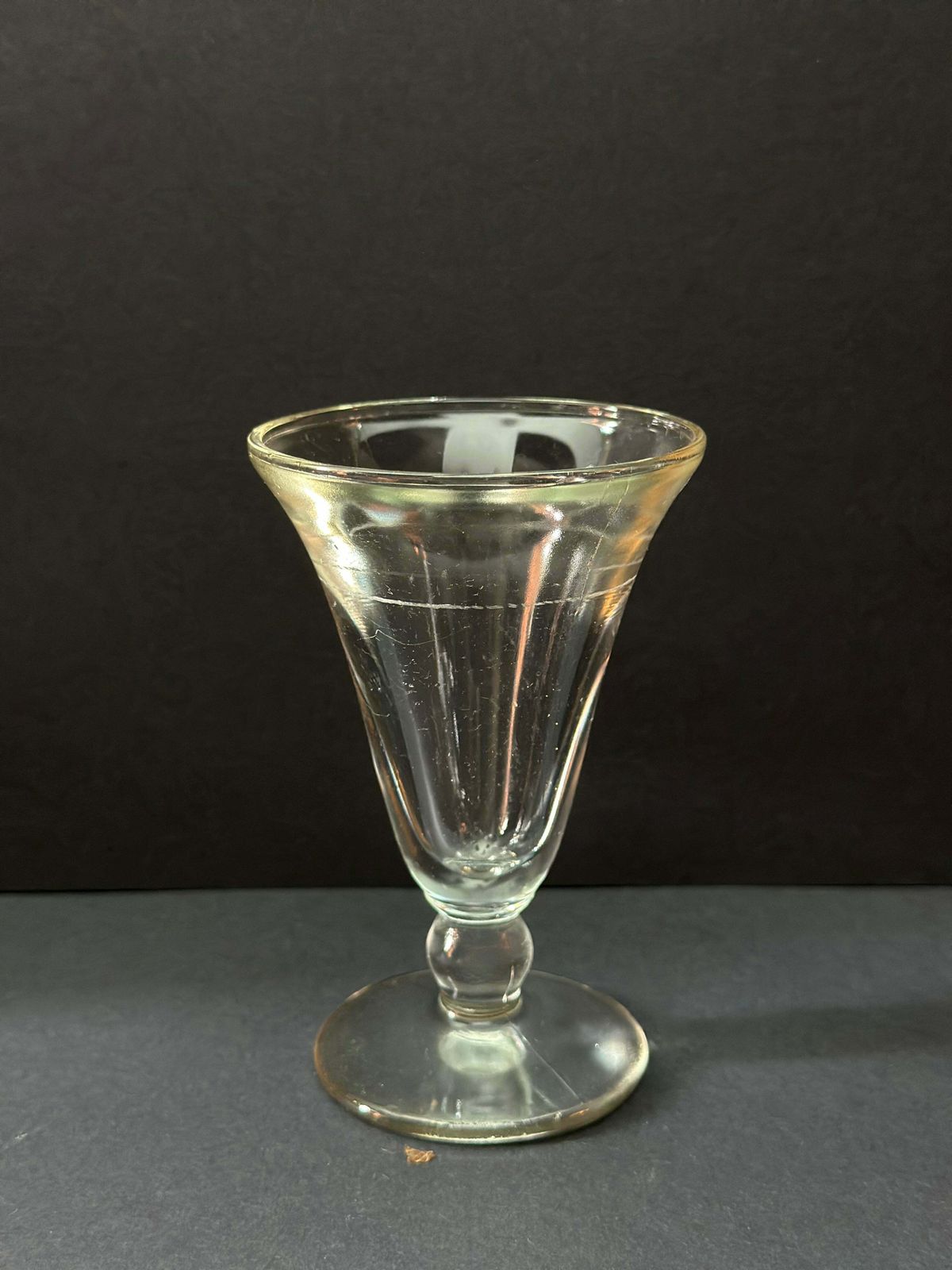 French 1930’s Tulip Champagne Glasses Set Of Four (4) Bistro photo 125.0