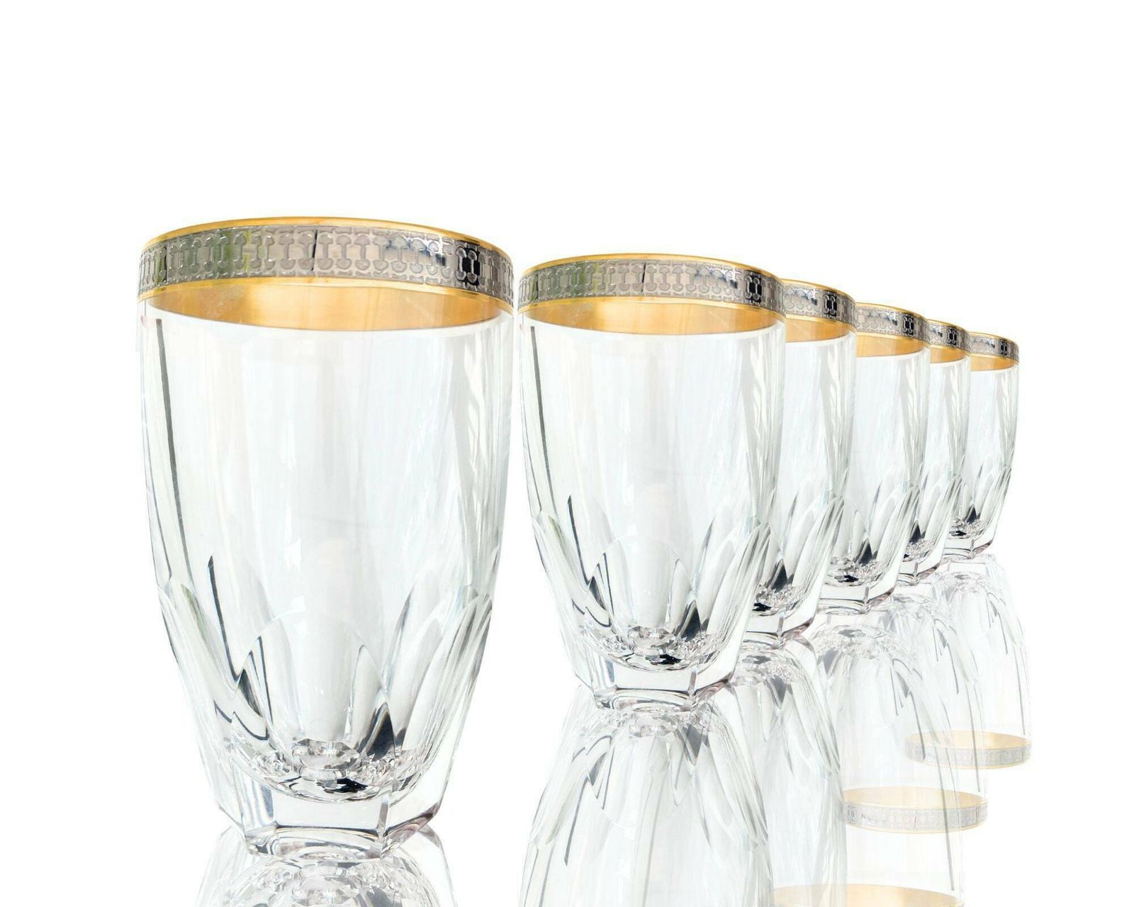 Kristallen Waterglazen | 6 Stuks | Lady Hamilton Moser, Oertel