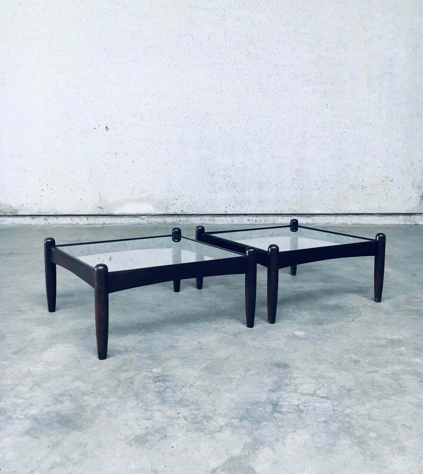 Mid Century Modern Design Lage Bijzettafelset, Zweden Ca. Jaren 1960 photo furniture