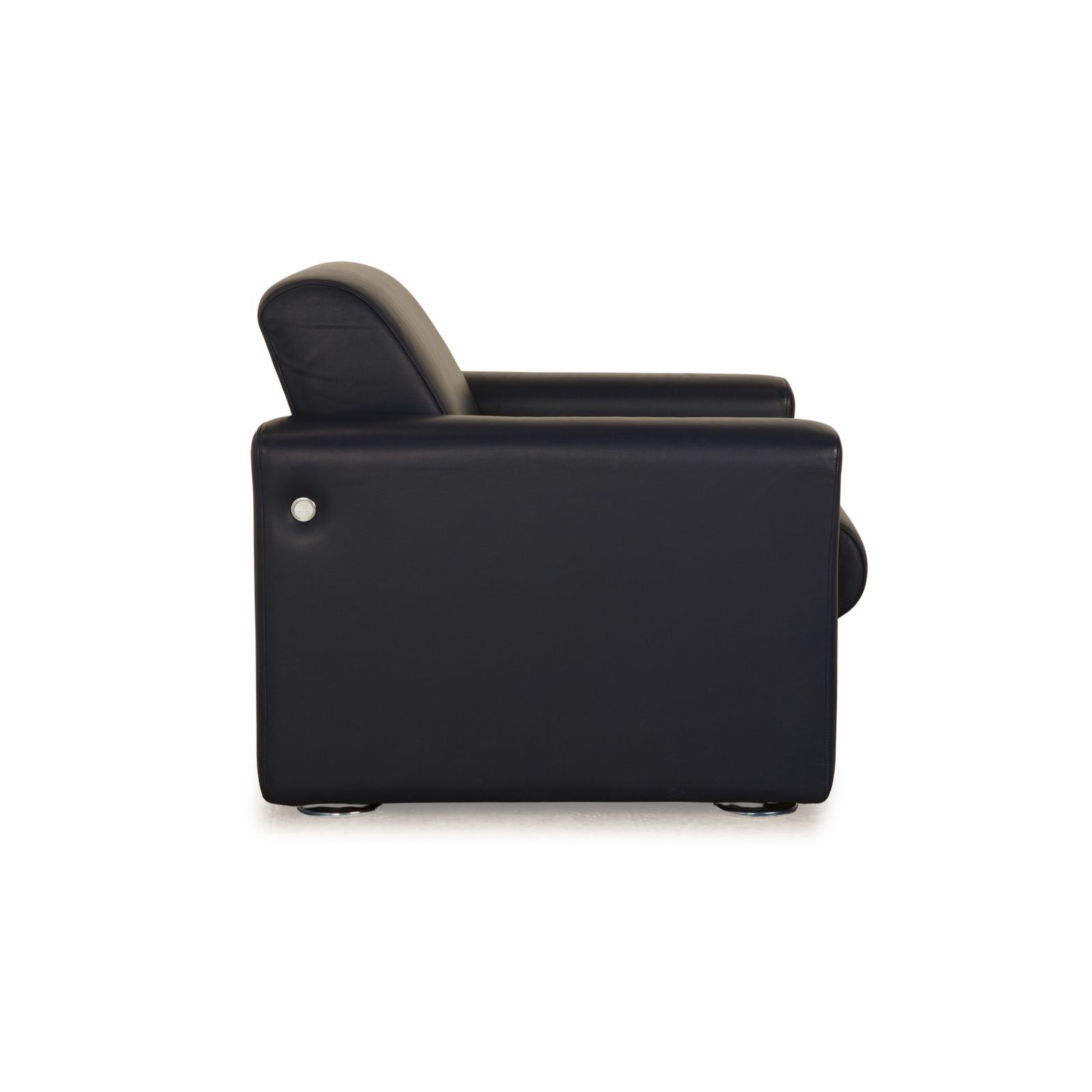 Fauteuil Artifort en cuir bleu foncé photo buy