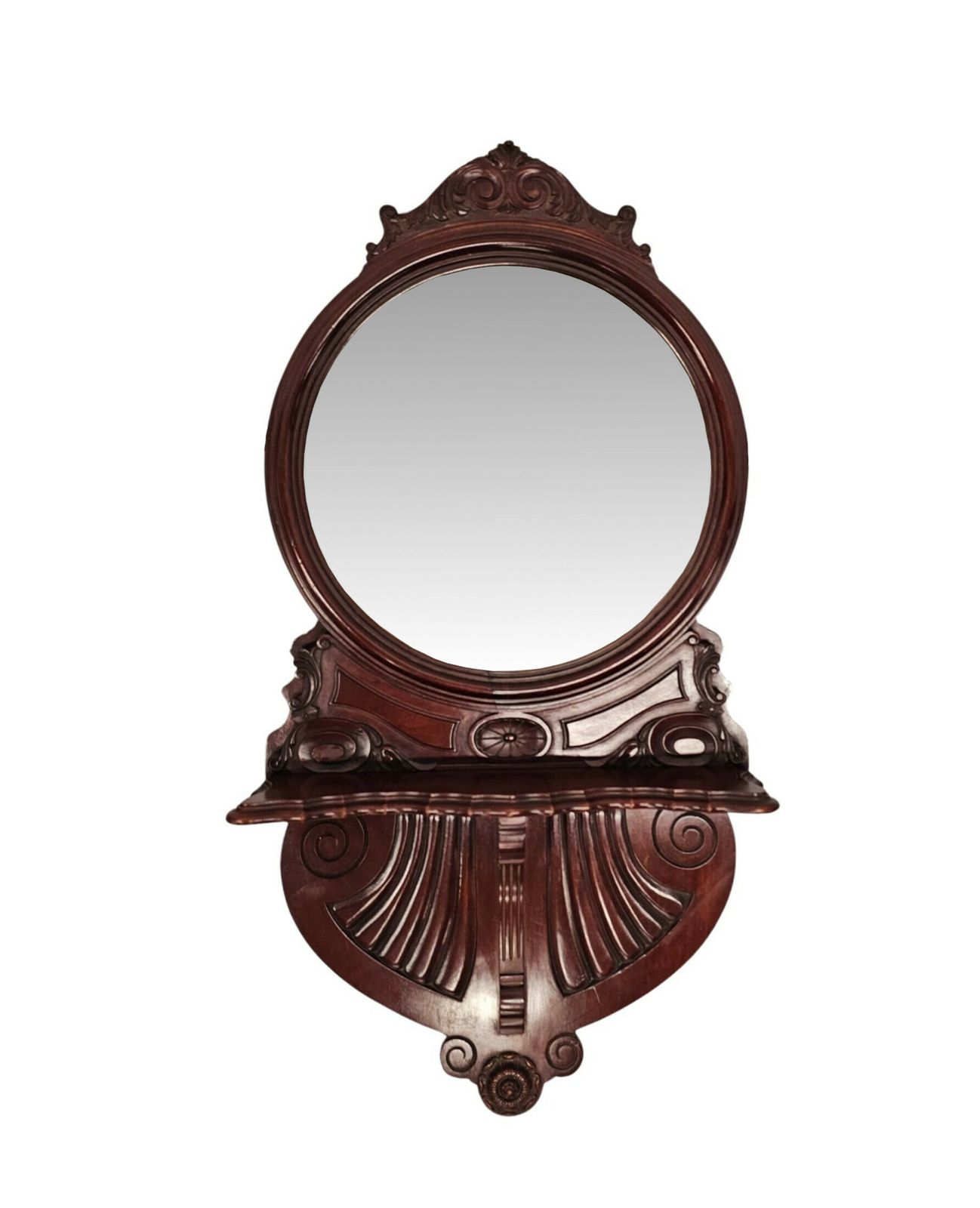 A Very Rare Pair Of 20th Century Mahogany Pier Mirrors photo furniture