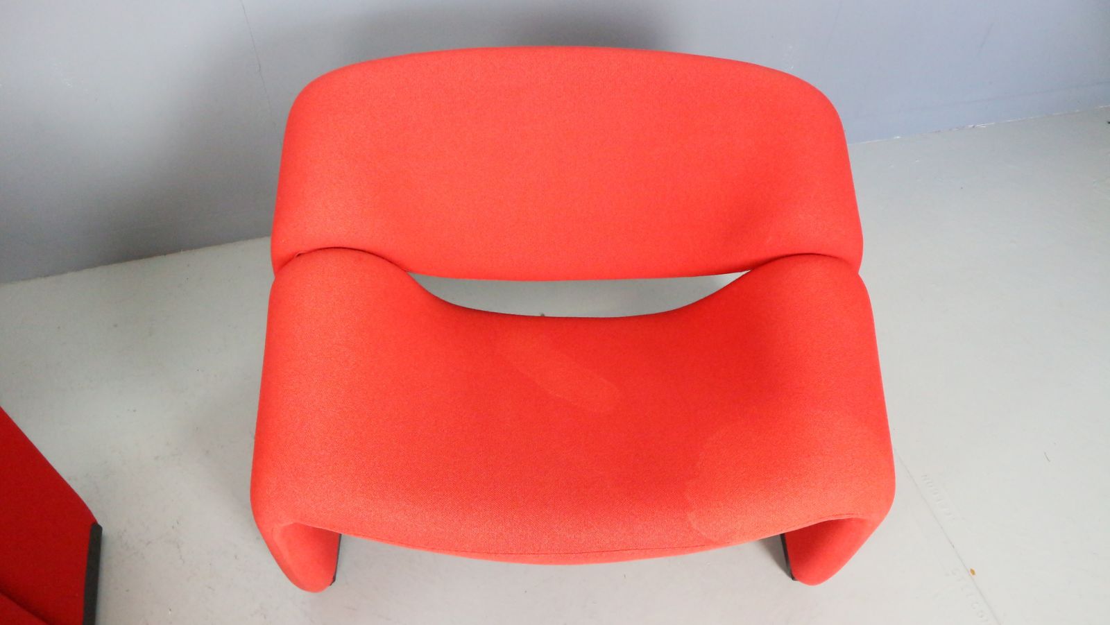 Pierre Paulin Set Of 2 F598 Groovy Armchairs For Artifort New Upholstery, 1972 photo 5500.0