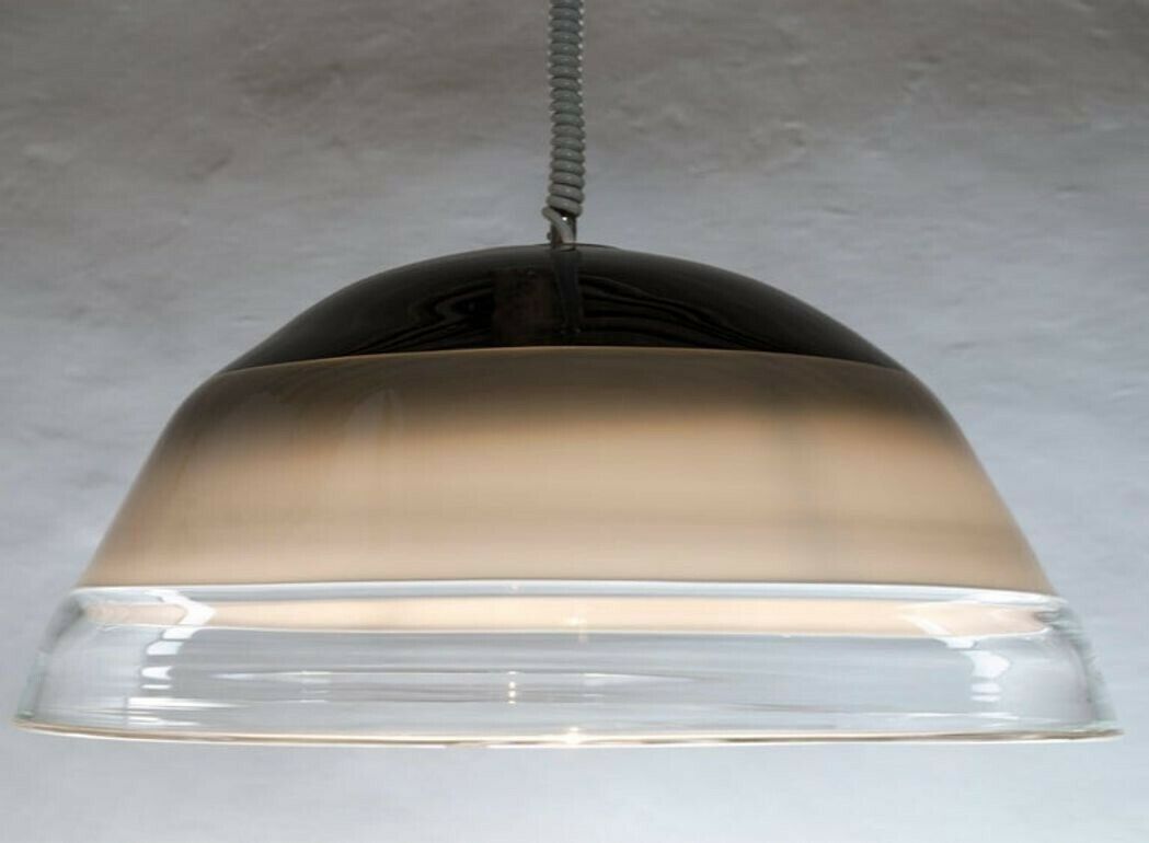 Noti Massari Renato Toso For Leucos, Rare 3 Incalmos Suspension Layered Glass photo 2400.0