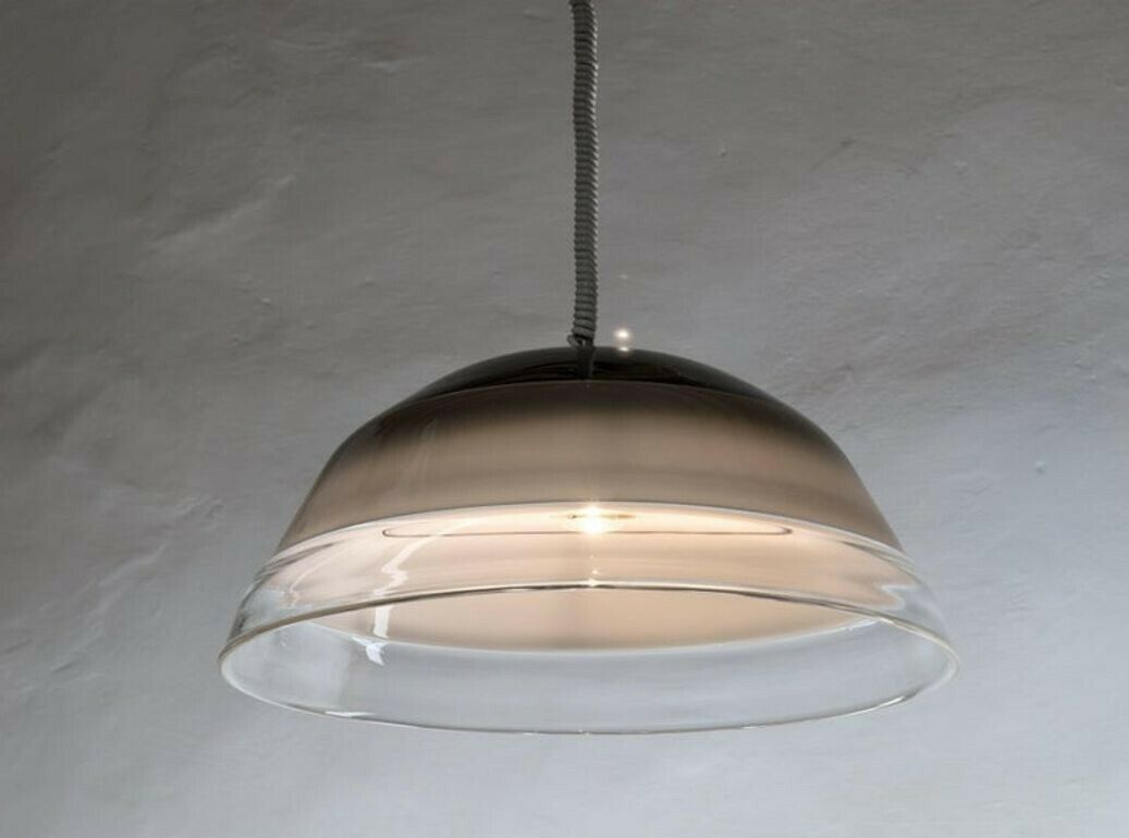 photo for sale Noti Massari Renato Toso For Leucos, Rare 3 Incalmos Suspension Layered Glass