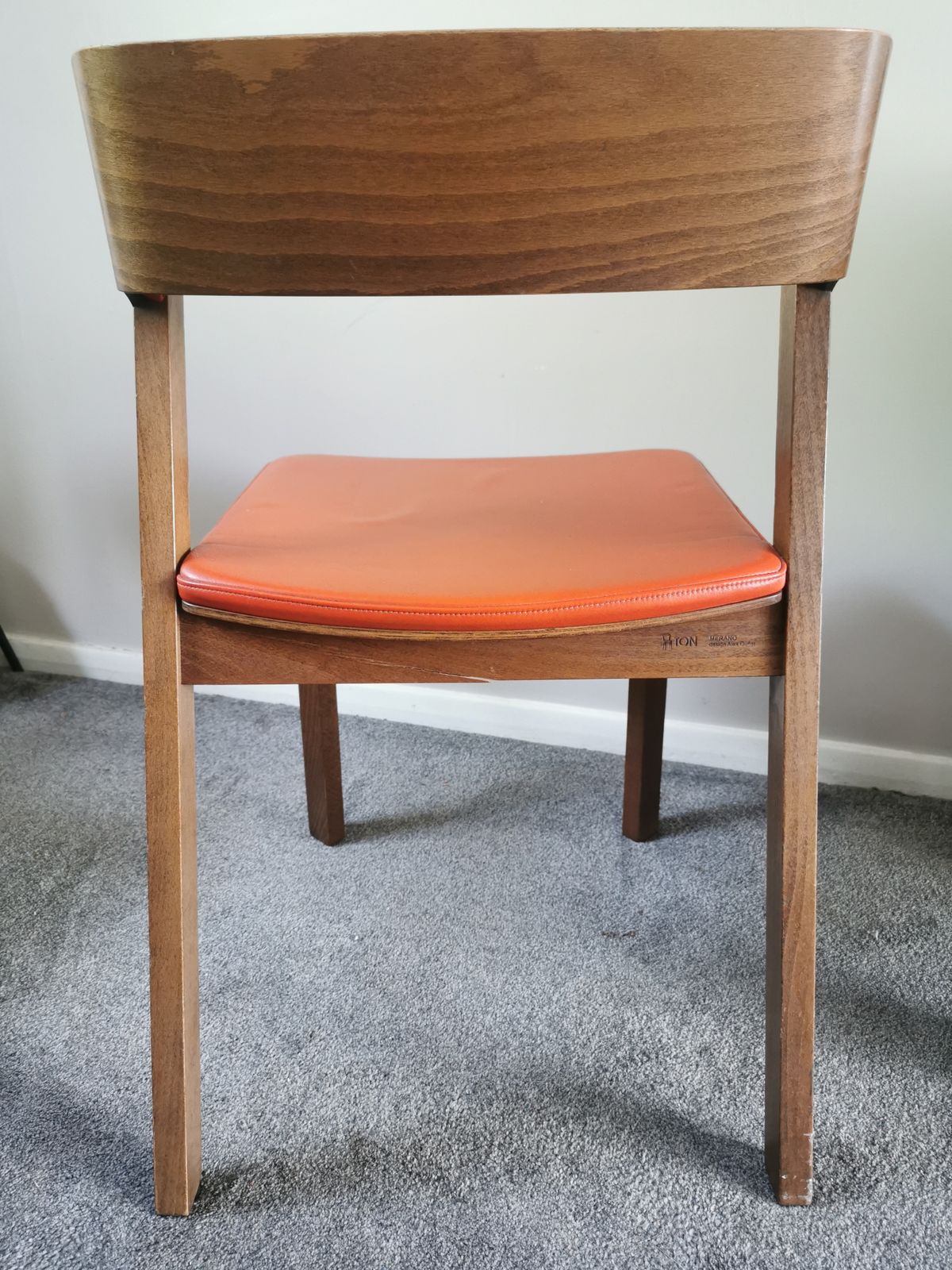 Rare Ton Merano Alex Gufler Scandinavian Mid Century Retro Chair. photo for sale