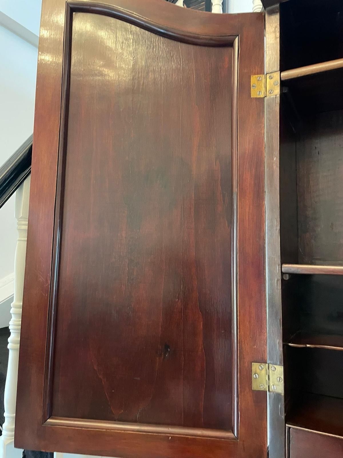 Furniture Antique 18th Century Rosewood Bureau Bookcase photo