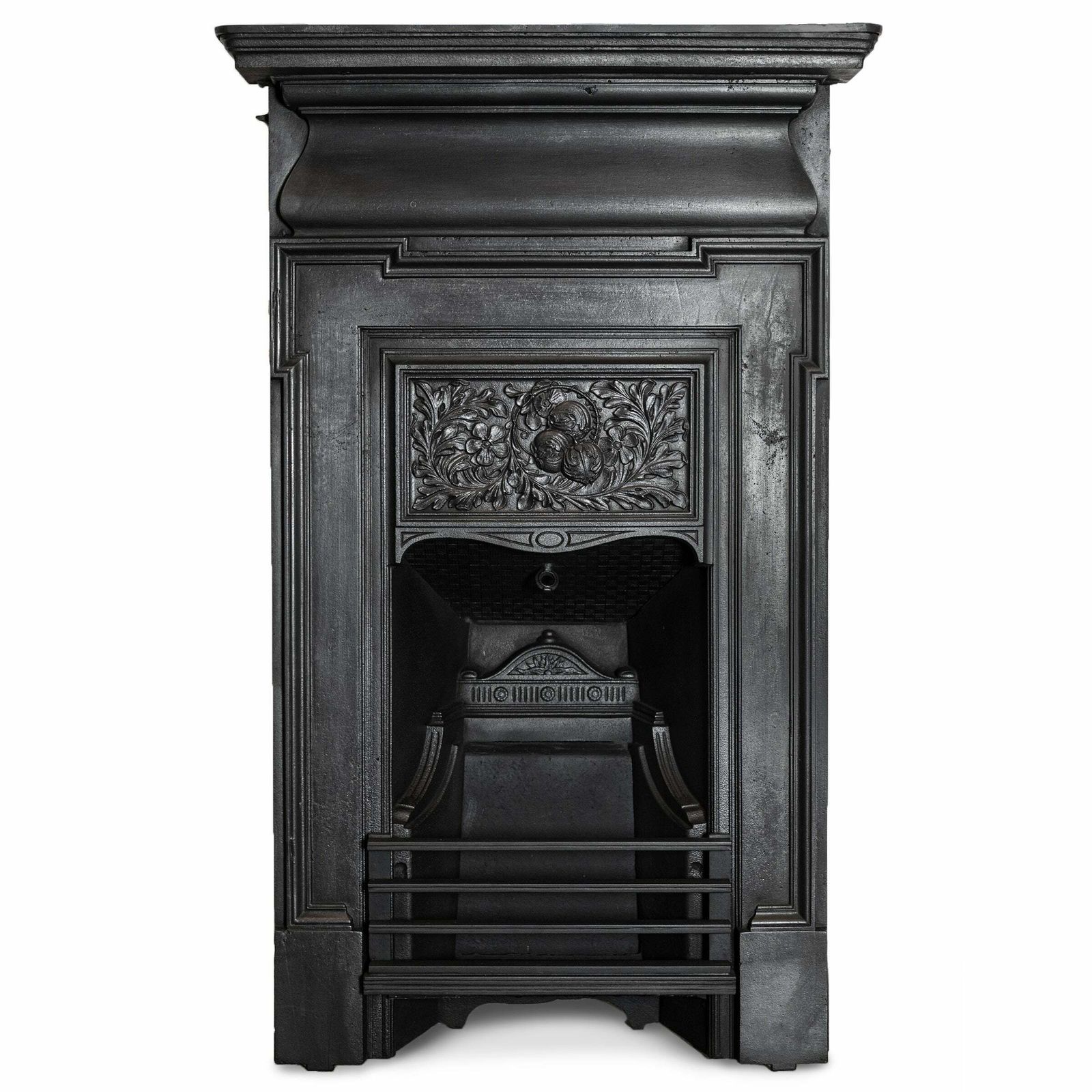 Antique Cast Iron Combination Fireplace