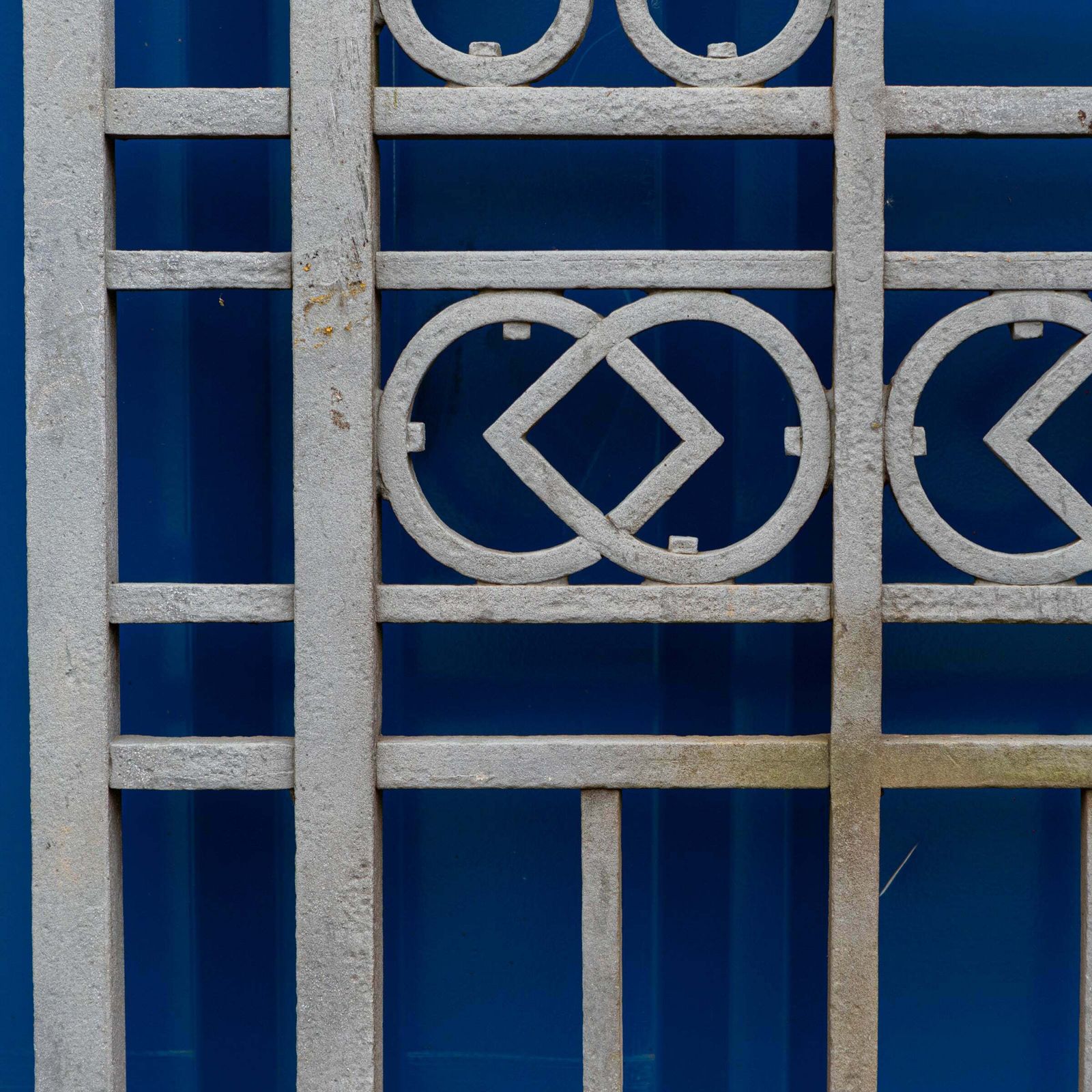 Antique Victorian Wrought Iron Gates | Gothic Quatrefoil photo for sale