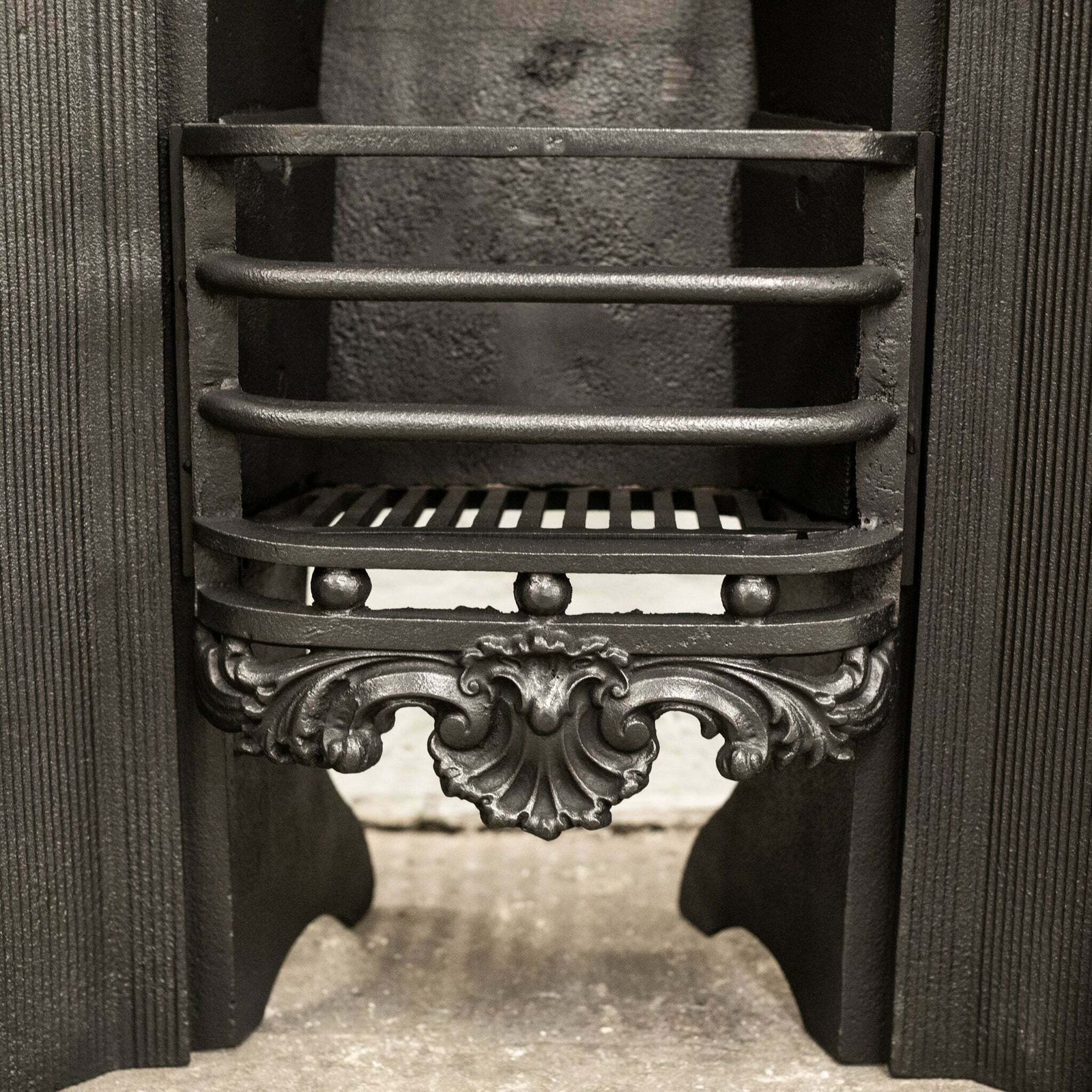Antique Ornate Georgian Cast Iron Hob Grate photo Home Fixtures