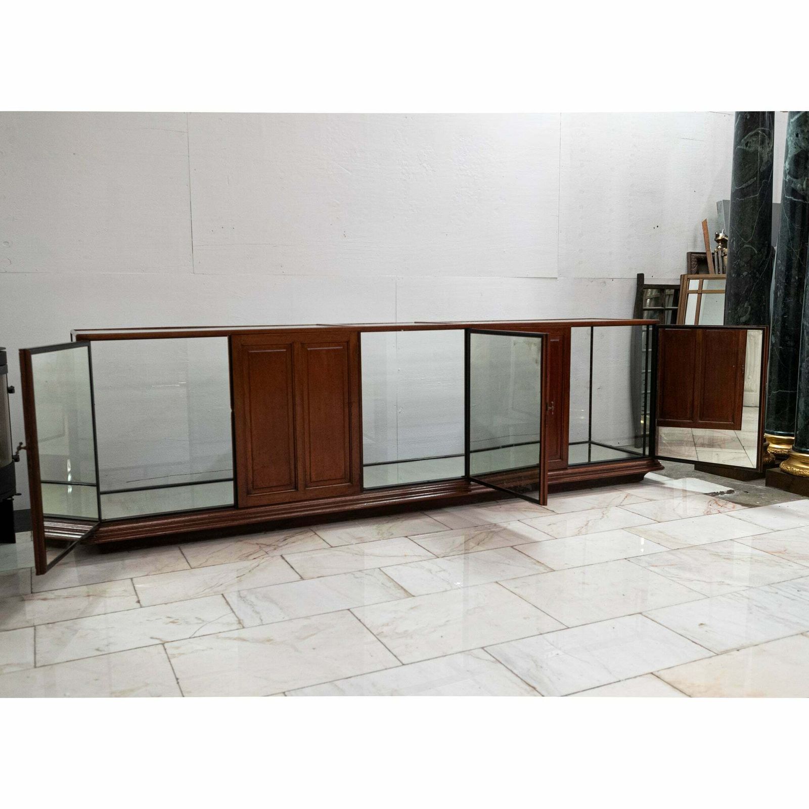 Antique Victorian Mahogany Shop Counter | Display Cabinet photo buy