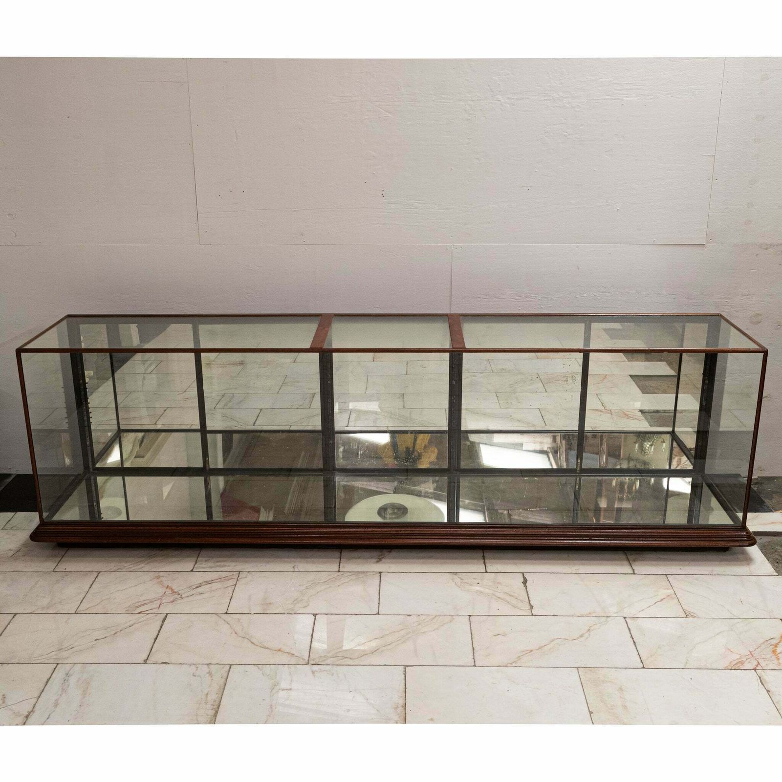 photo for sale Antique Victorian Mahogany Shop Counter | Display Cabinet
