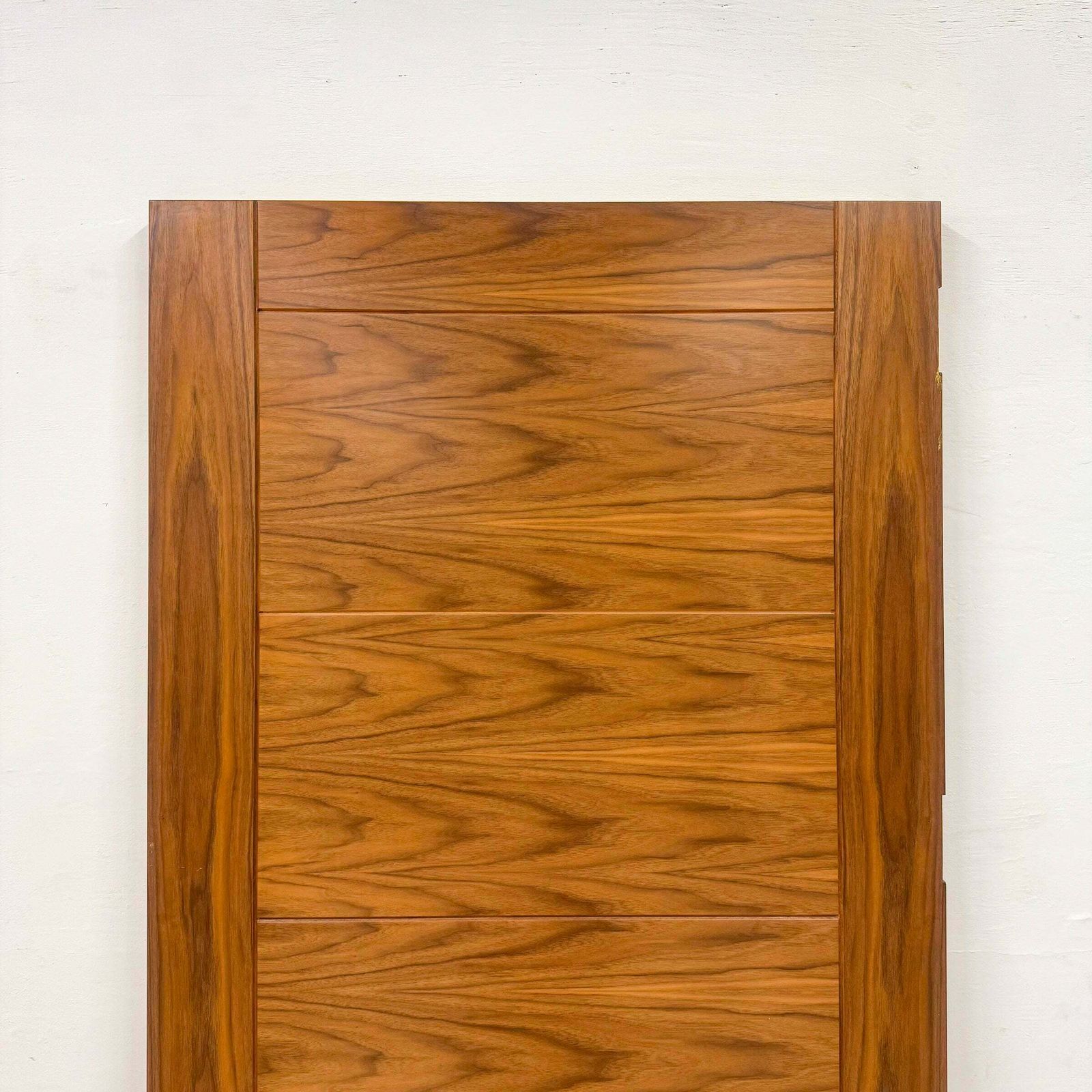 Modern Walnut Veneered Clothworker Fire Door   210cm X 91.5cm photo for sale