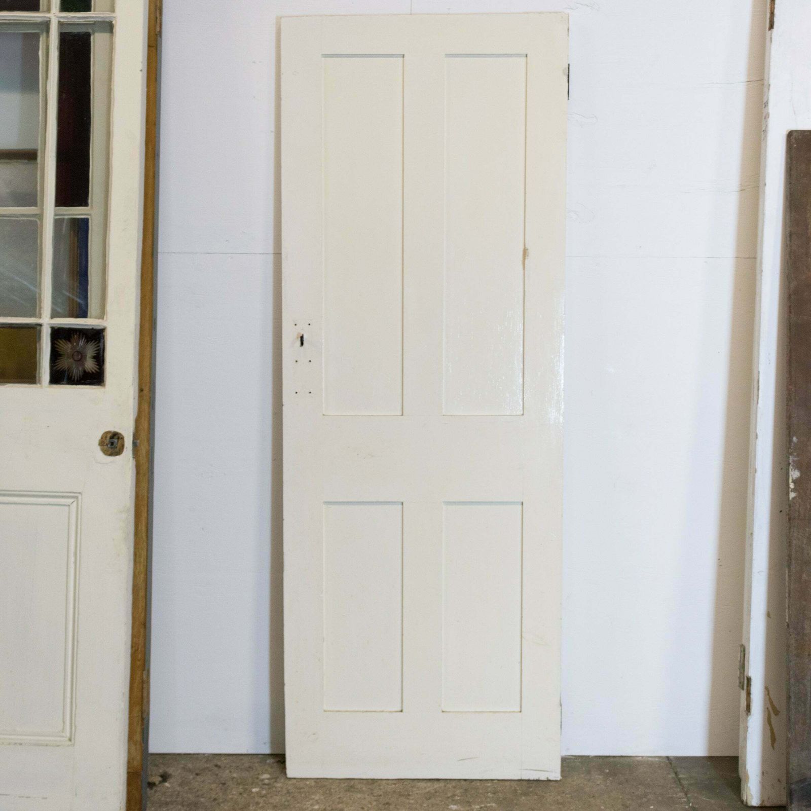 Antique Victorian 4 Panel Door   176.5cm X 64.5cm photo for sale