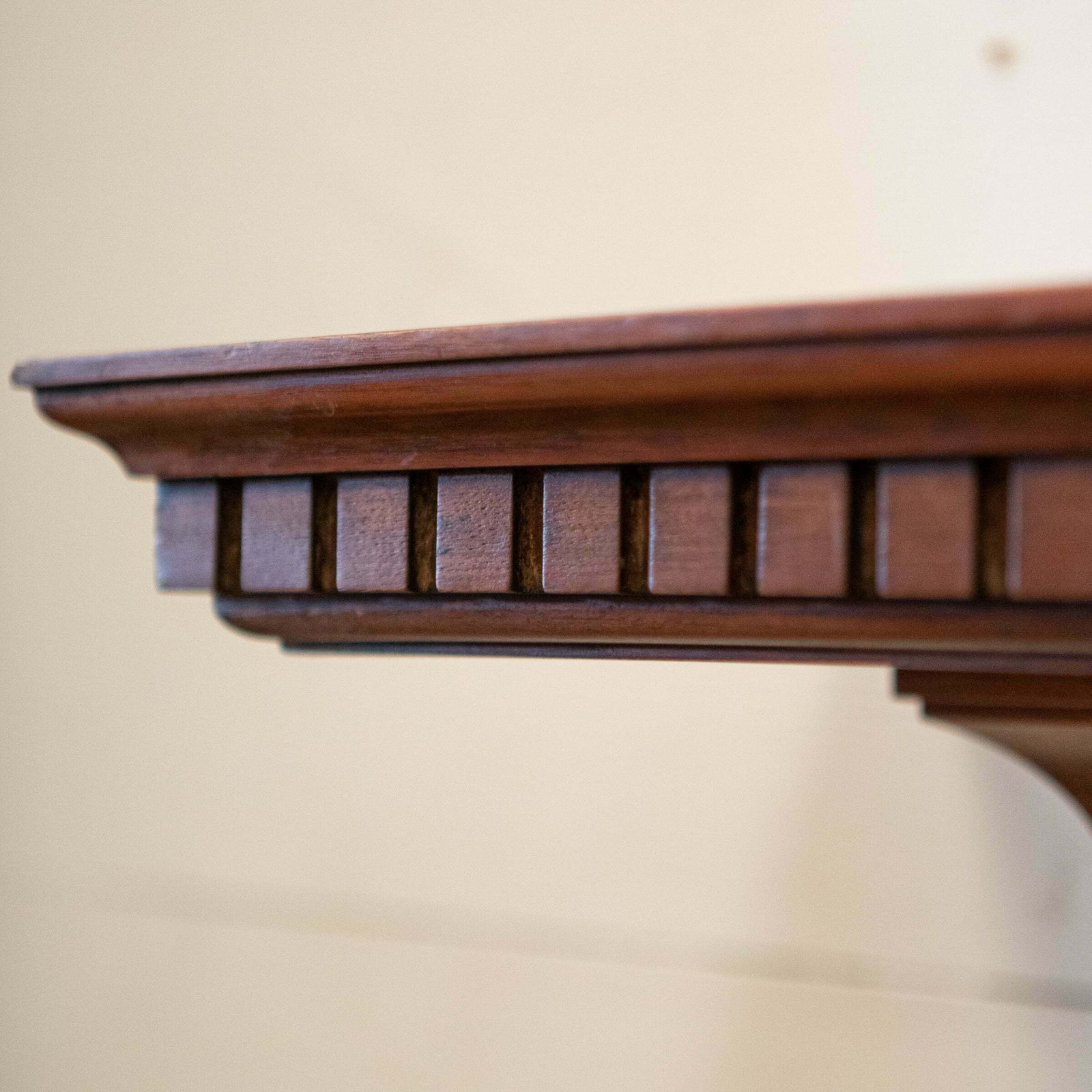 Antique Carved American Walnut Fireplace Surround photo for sale
