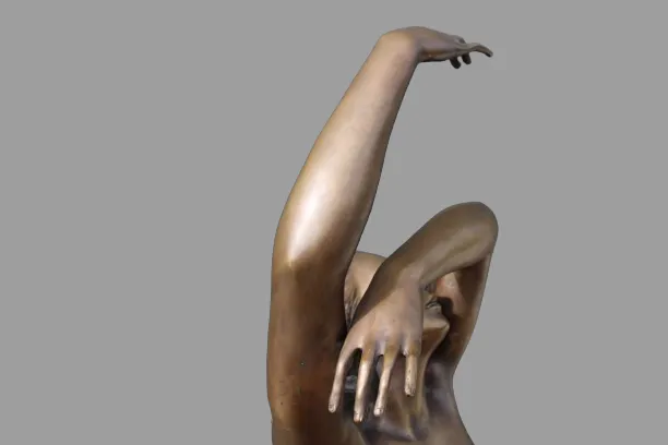 Female Sculpture/Large Bronze Female Nude Risveglio/Fonderia Artistica Gemito Napoli/Statue Of Awakening photo vinterior
