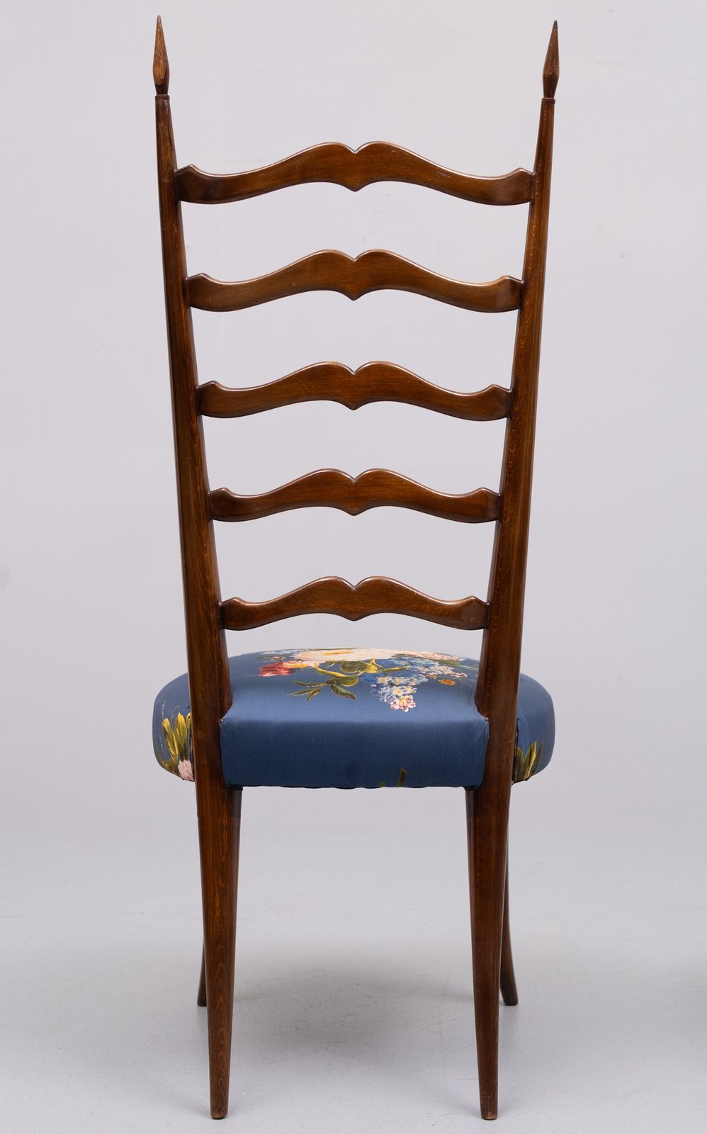 Set Ladder Back Chairs Paolo Buffa 1950s Italy photo furniture