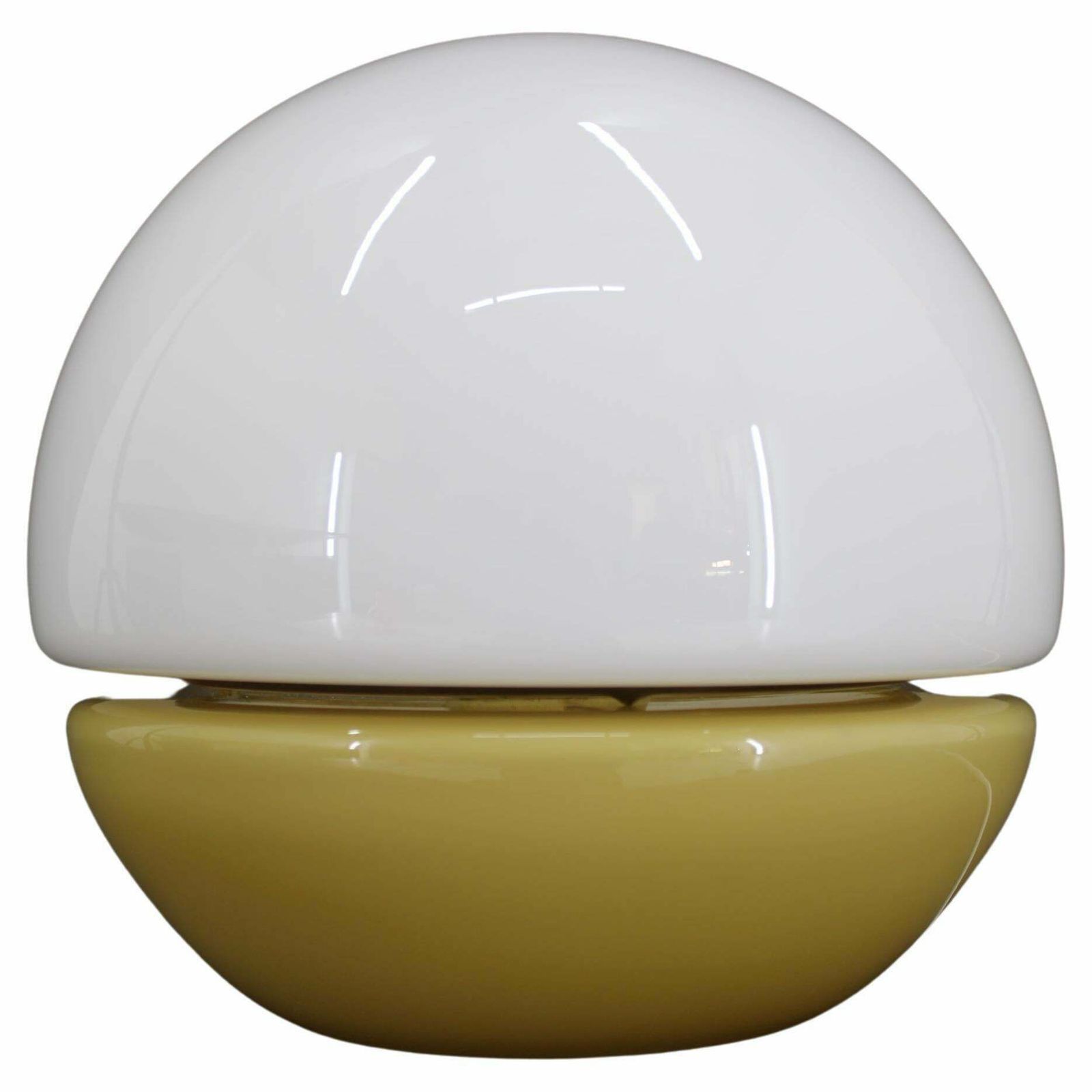 1970s Rare All Glass Table Lamp By Valaske Mezirici, Czechoslovakia