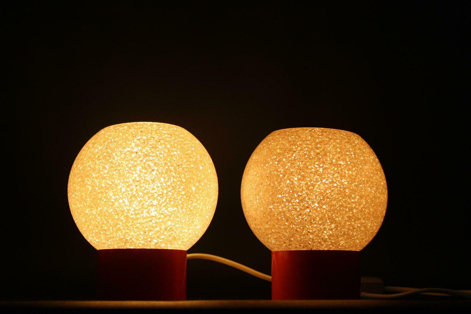 photo furniture 1970s Pair Of Table Lamps By Pokrok Zilina, Czechoslovakia