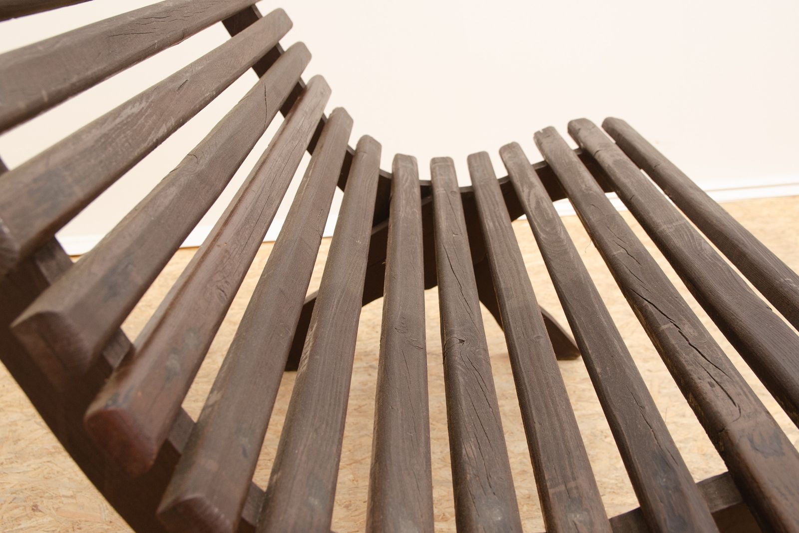 photo furniture Vintage Garden Bench, 1980s, Czechoslovakia